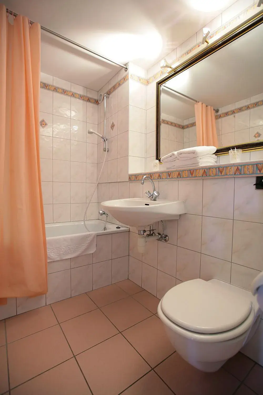 Bathroom in Hôtel Restaurant Au Relais D'Alsace