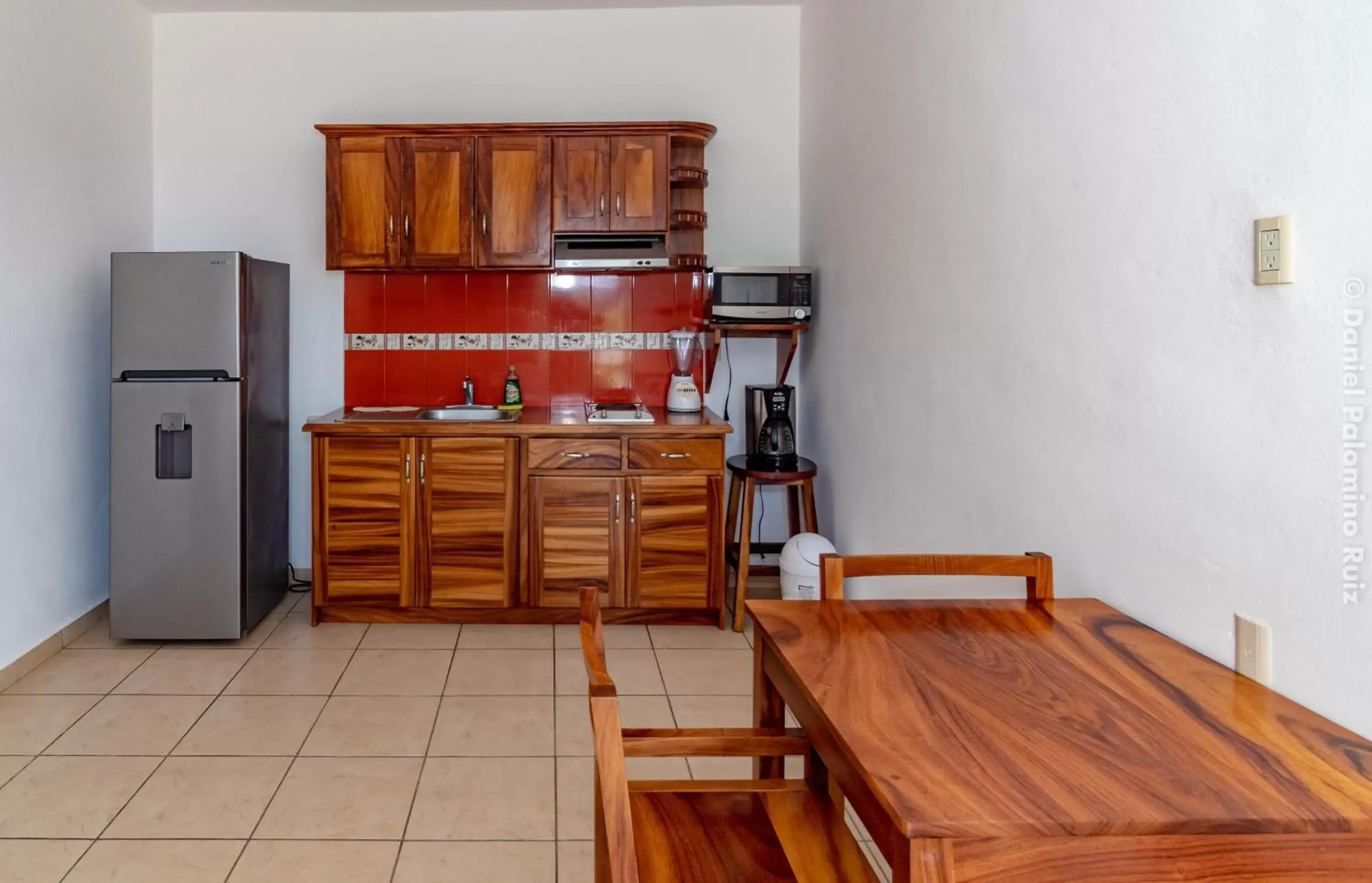 Kitchen or kitchenette in Hotel Casa Pridda