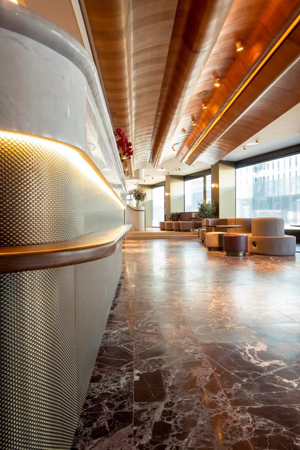 Lobby or reception in Hotel Walhalla