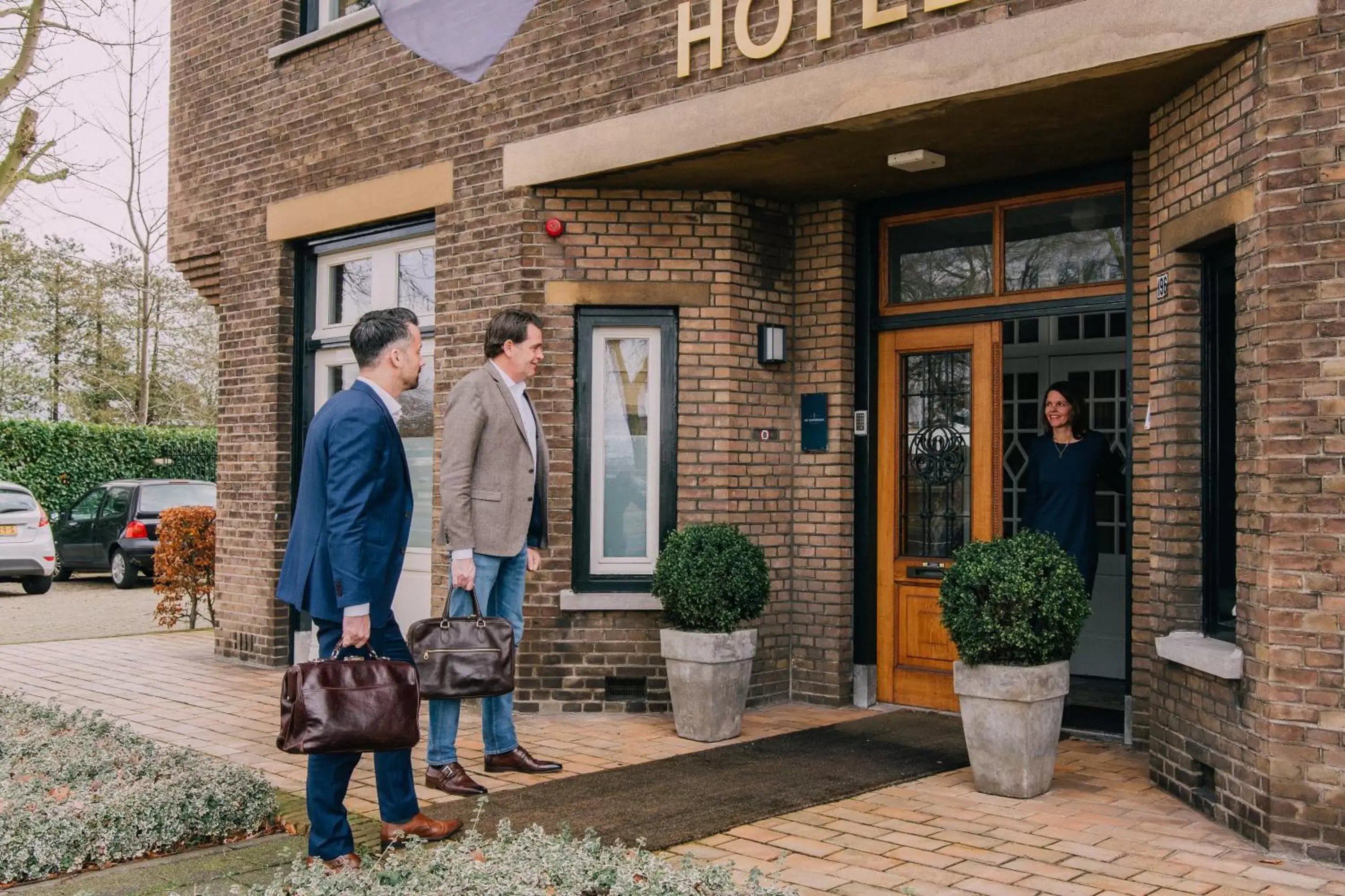 Facade/entrance in Boutique Hotel Het Scheepshuys