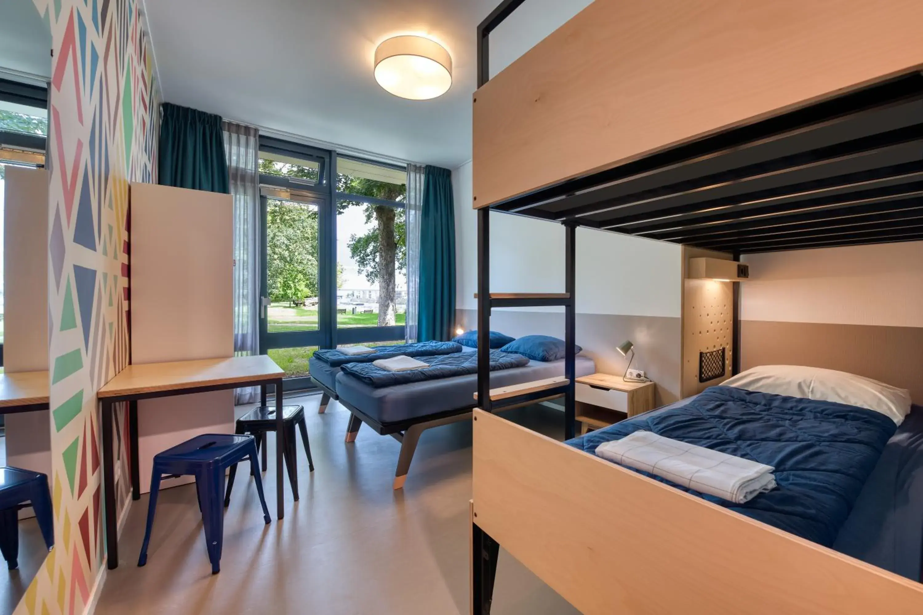 Bedroom, Bunk Bed in Stayokay Maastricht