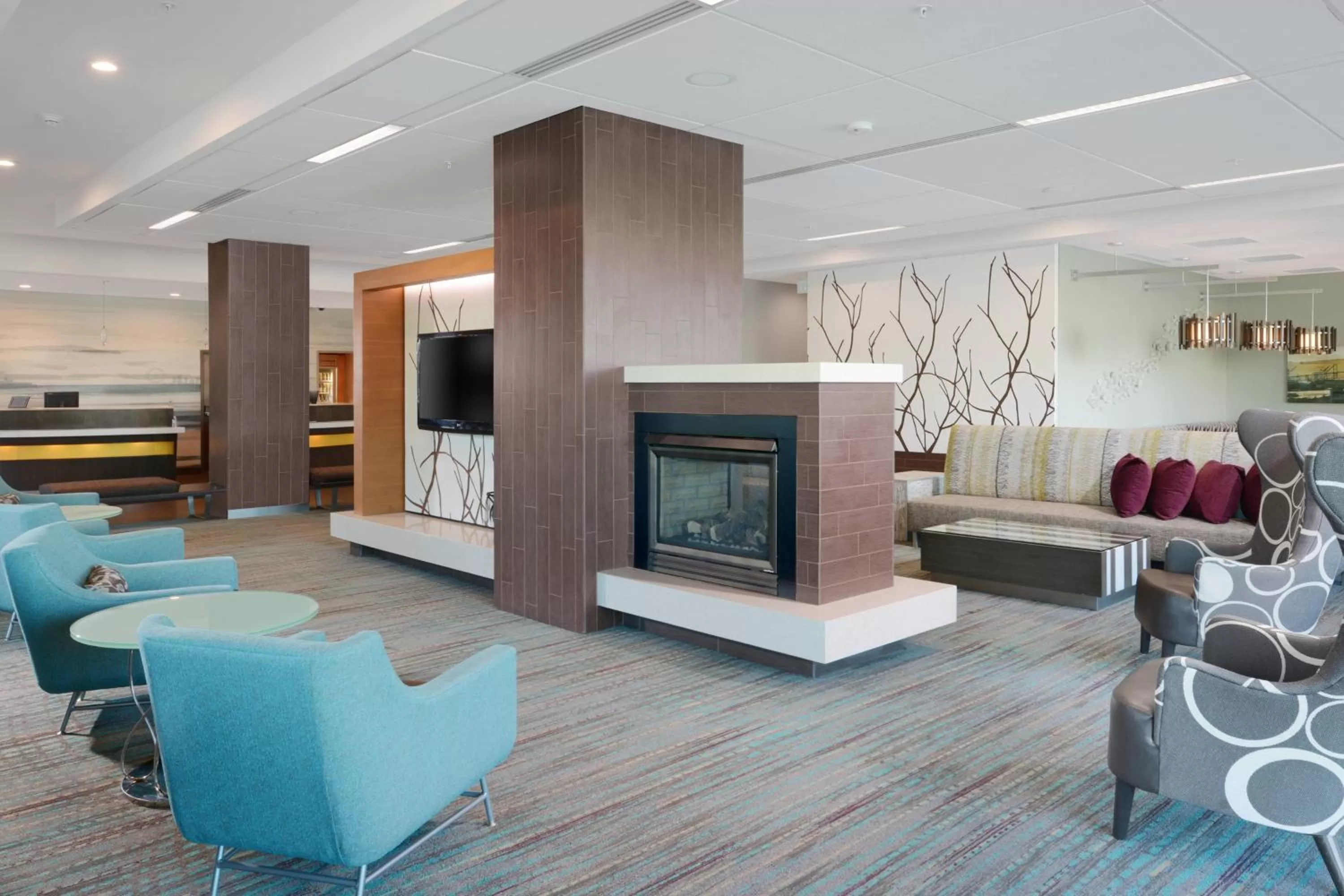 Lobby or reception in Residence Inn Long Beach Downtown