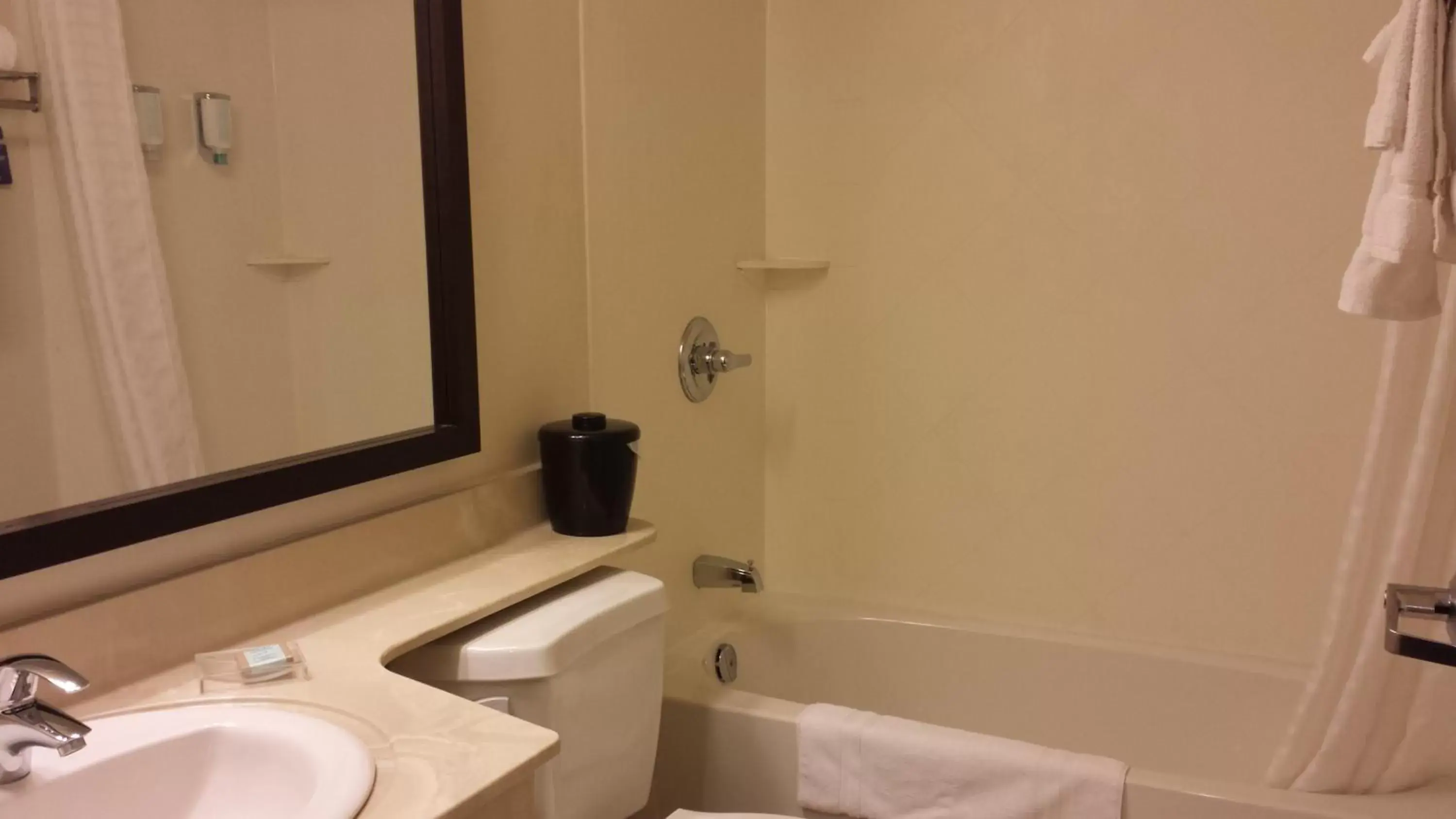 Bathroom in Travelodge Suites by Wyndham Moncton