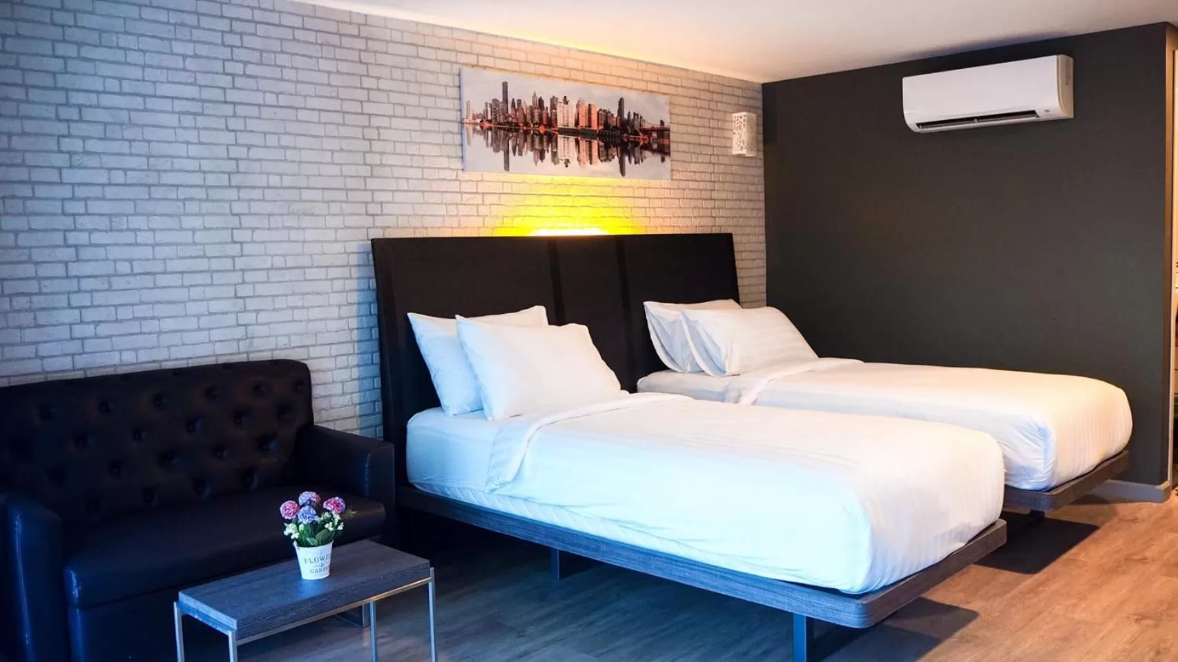 Bed in BB Glass House