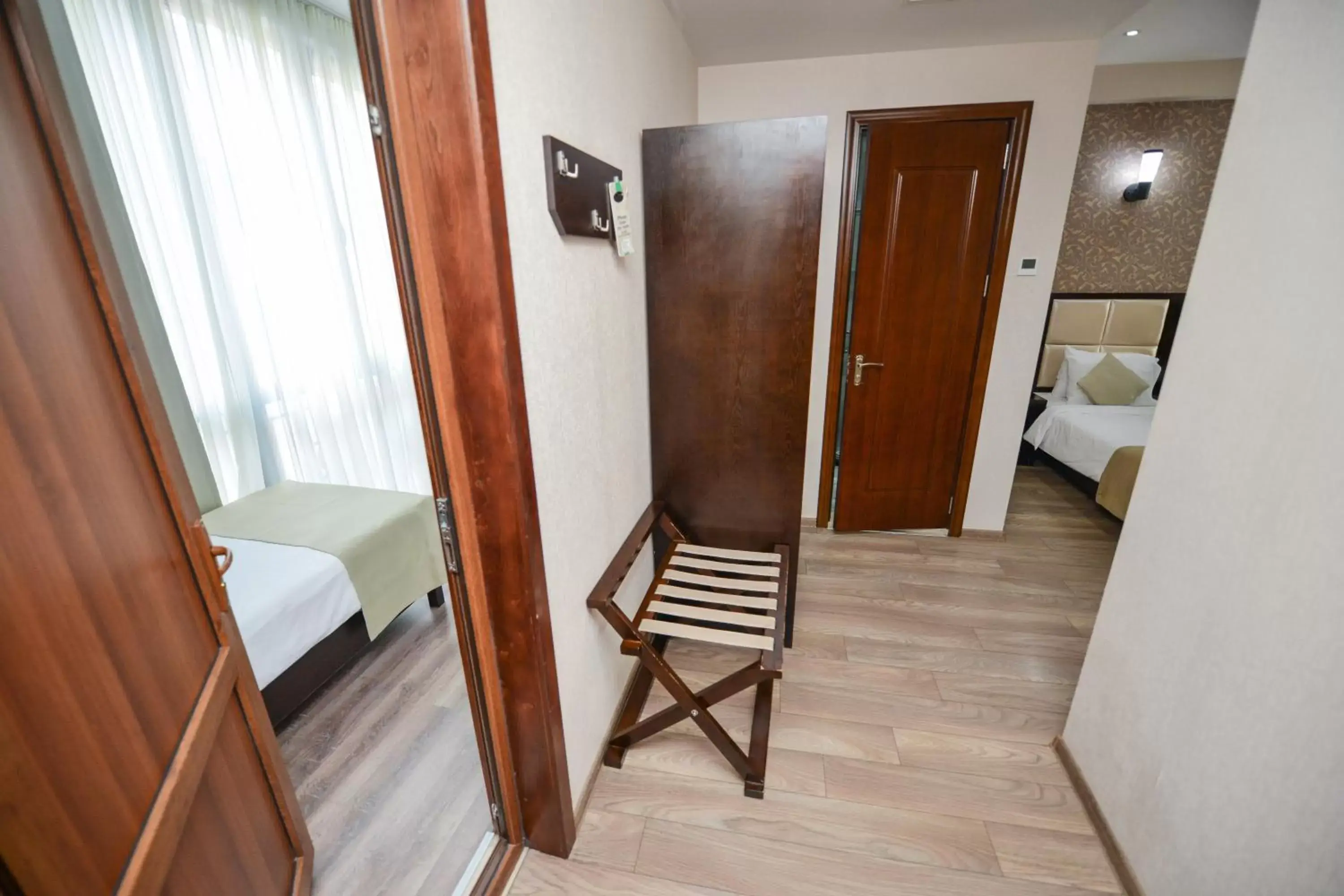 Bed, Bathroom in Tbilisi Inn