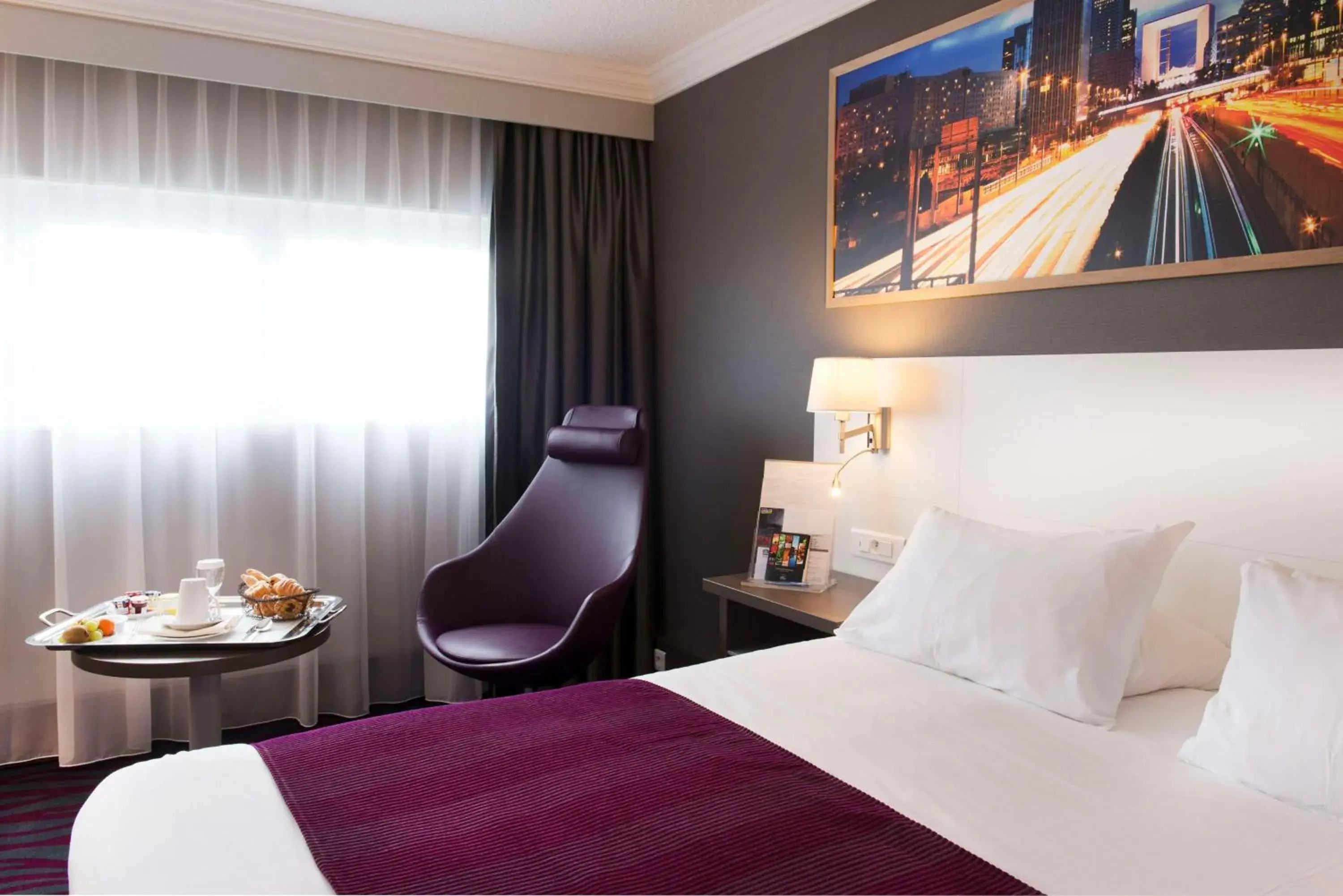 Bedroom, Bed in Best Western Plus Paris Orly Airport Bedroom, Bed in Best Western Plus Paris Orly Airport