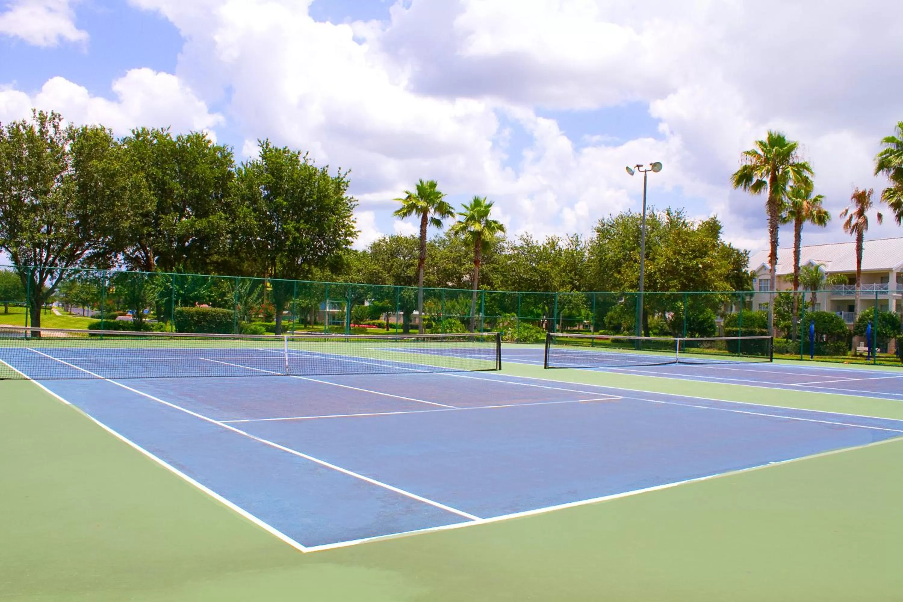 Tennis court in Summer Bay Orlando by Exploria Resorts
