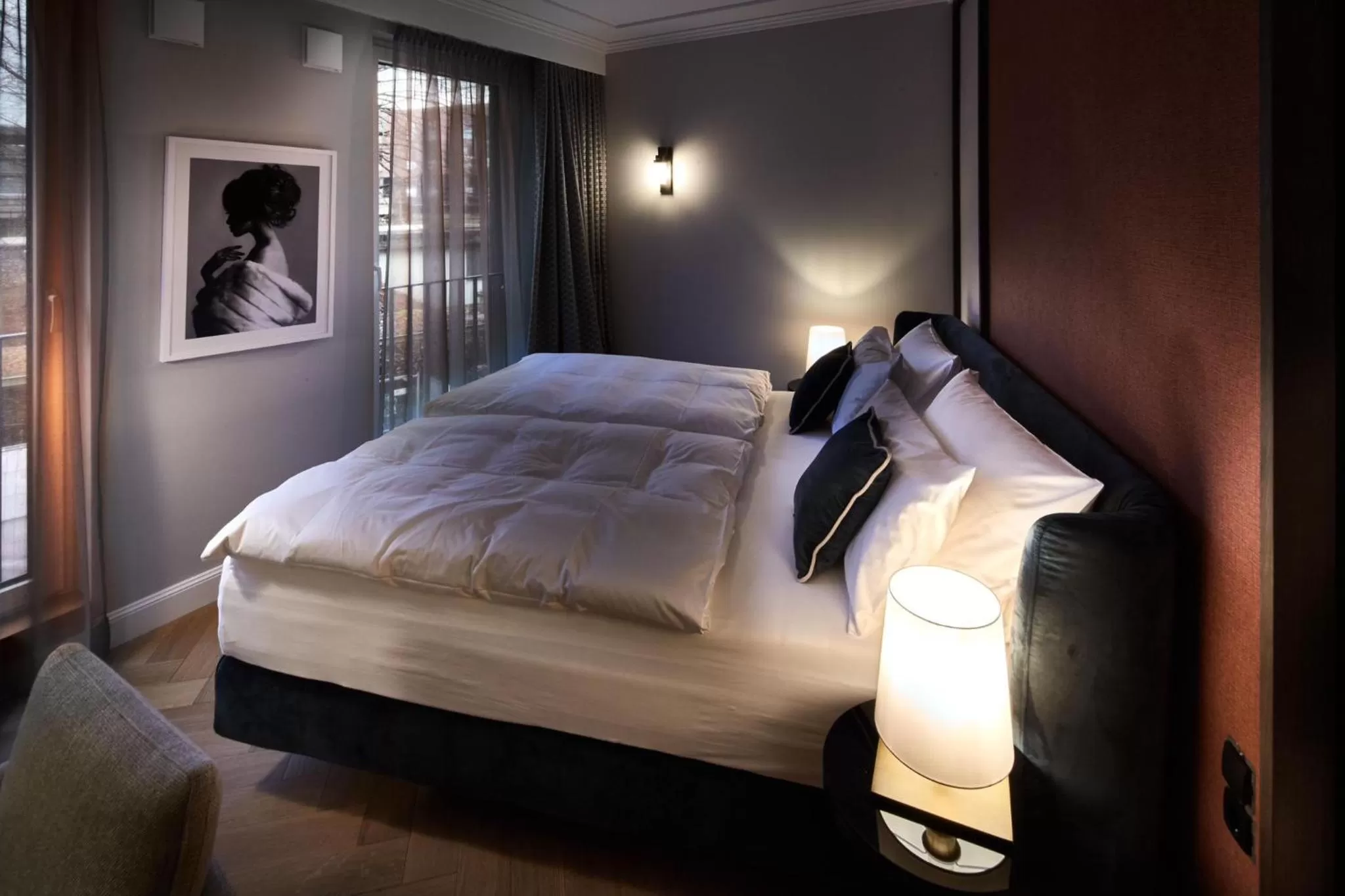 Bed in Clounys Hotel