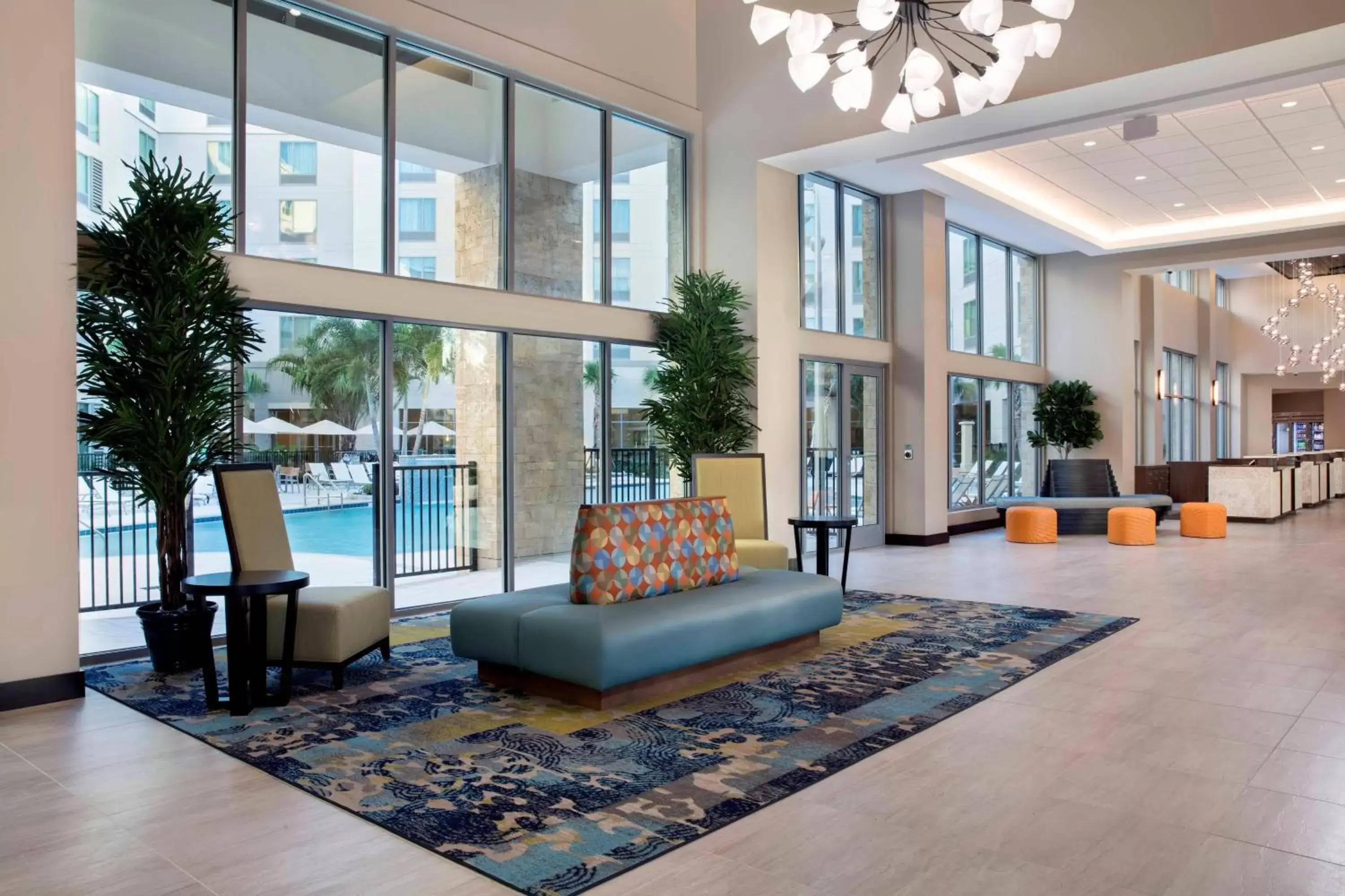 Lobby or reception, Lobby/Reception in SpringHill Suites by Marriott Orlando Theme Parks/Lake Buena Vista