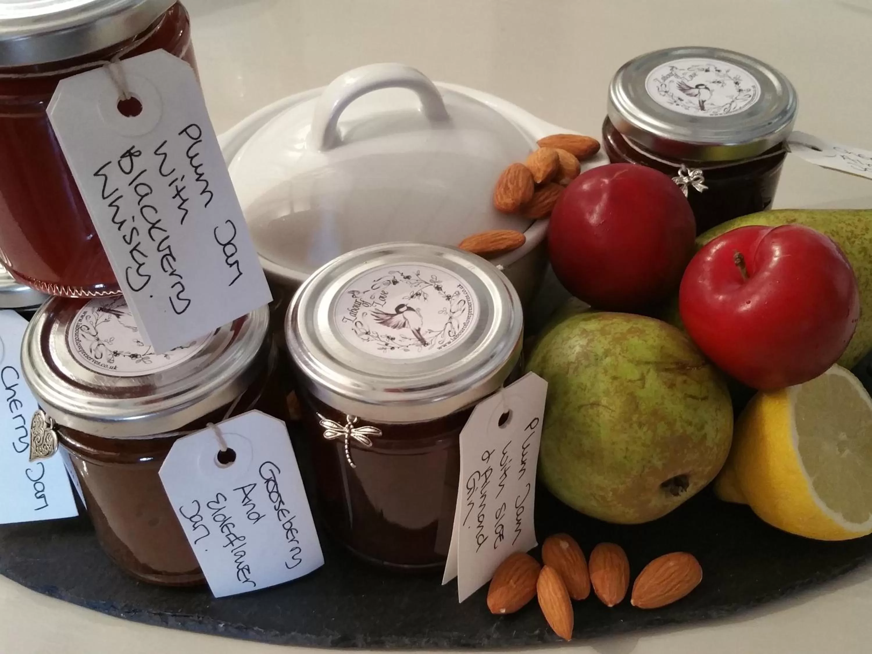 Dining area in Wisteria Haze