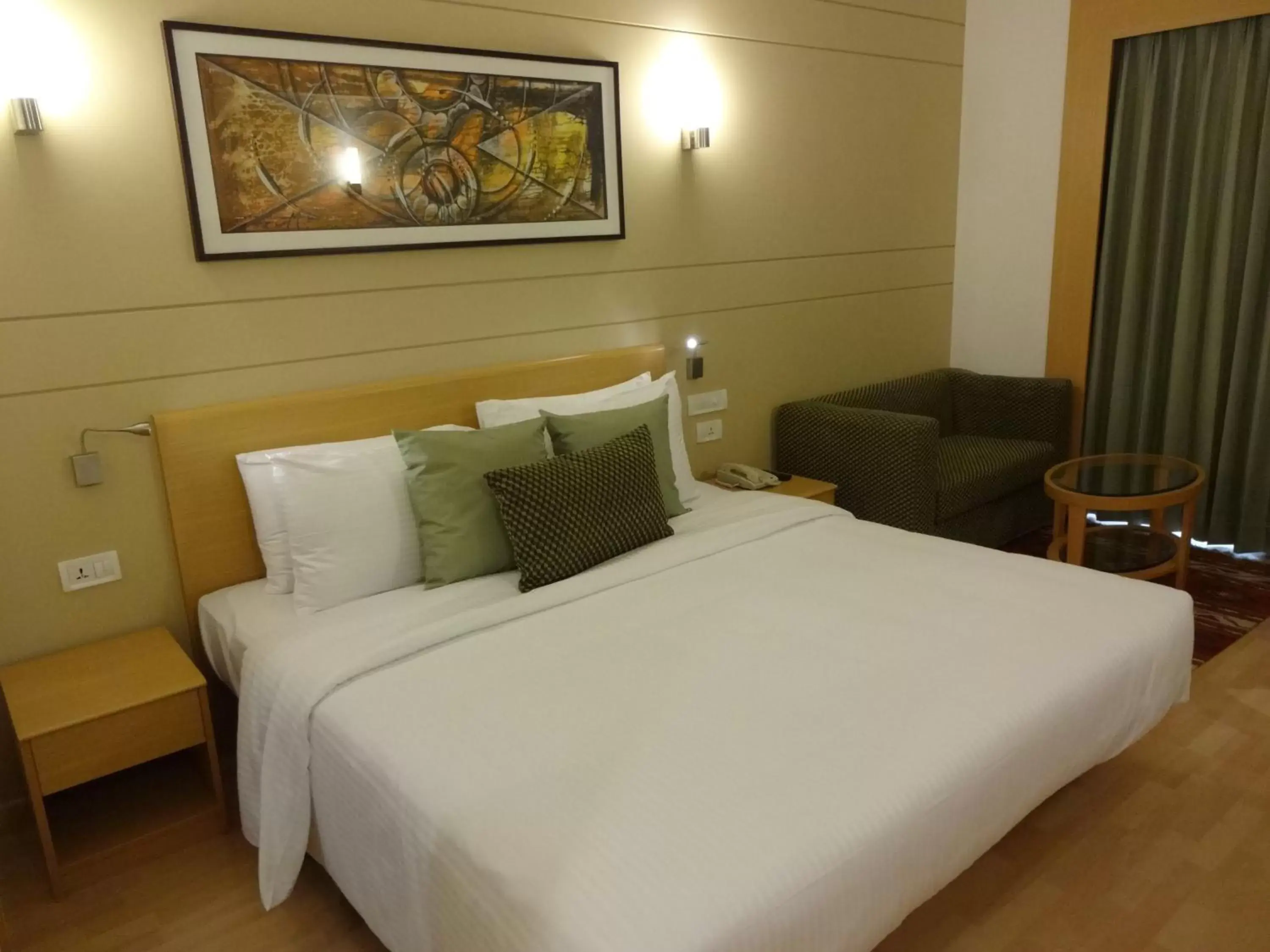 Bed in Lemon Tree Hotel, Gachibowli, Hyderabad