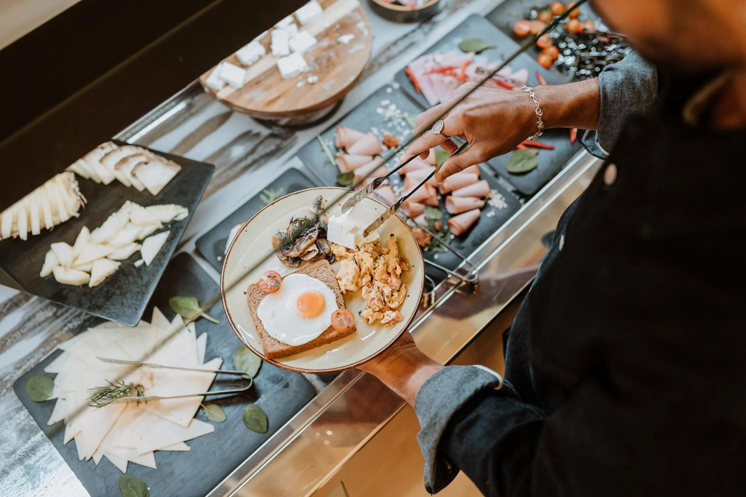 Food close-up in Infinity City Boutique Hotel