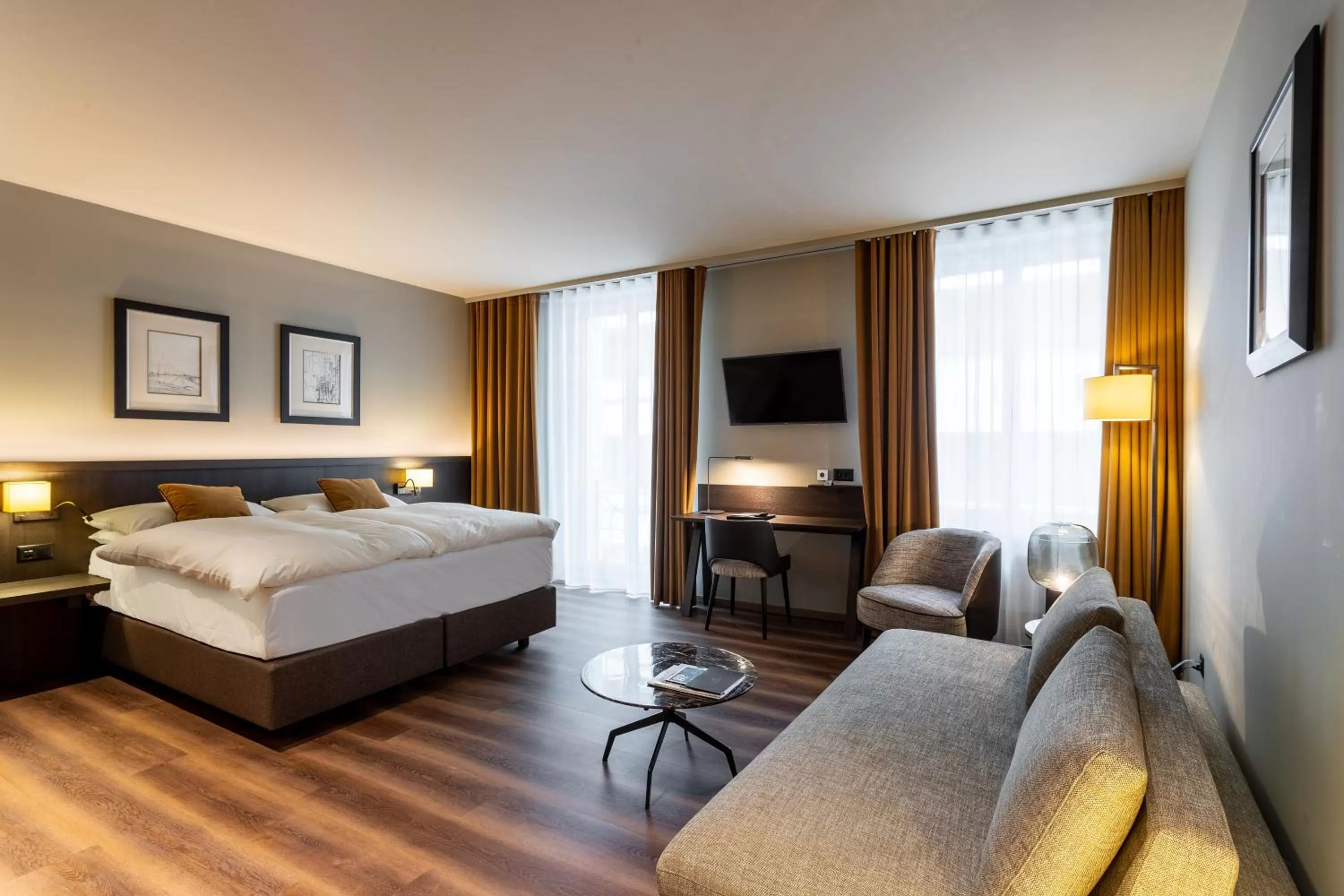 Bedroom, Bed in Art Boutique Hotel Monopol