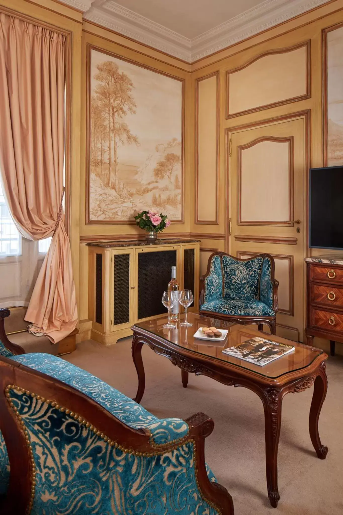 TV and multimedia, Seating Area in Hôtel Raphael