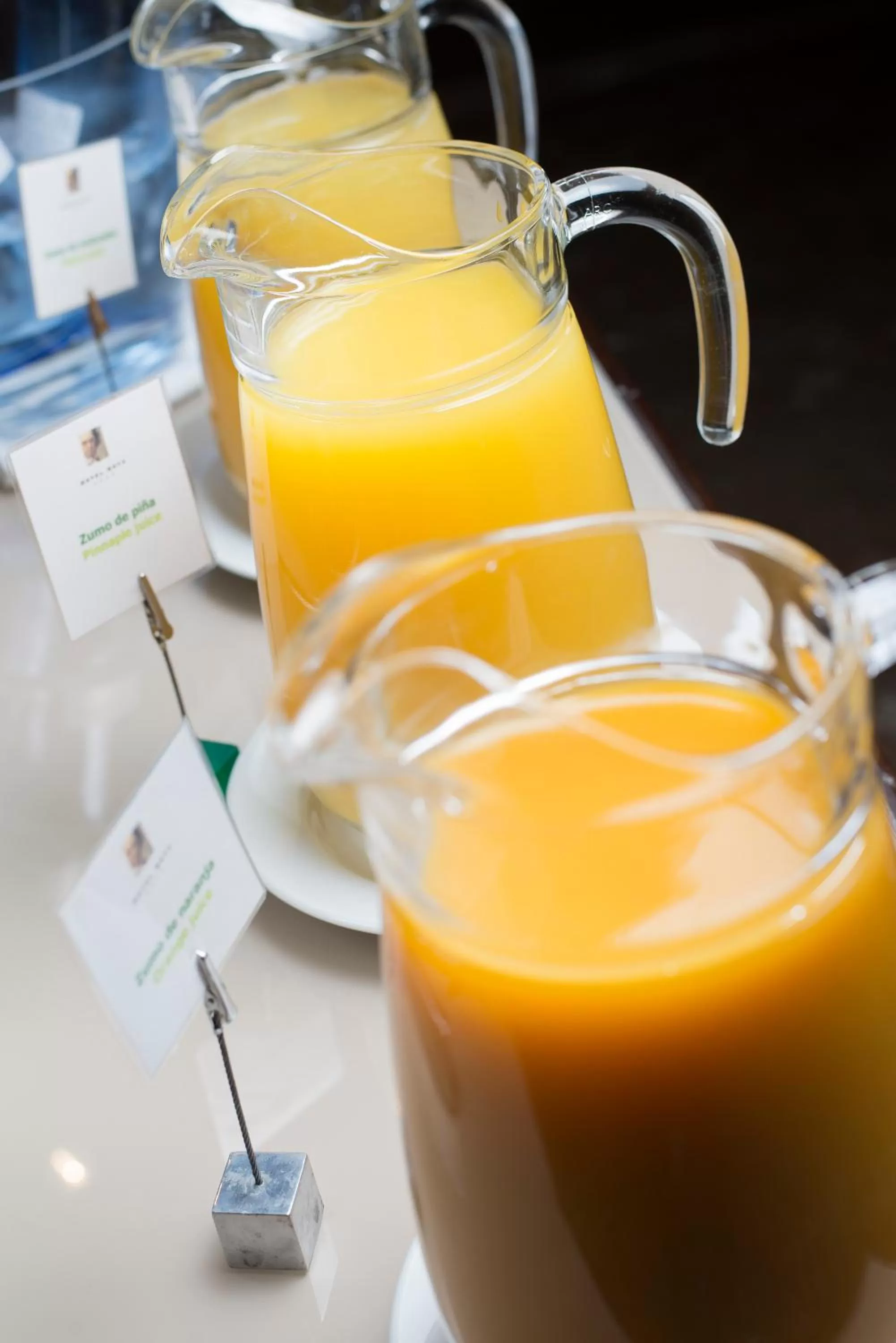 Food and drinks in Hotel Goya