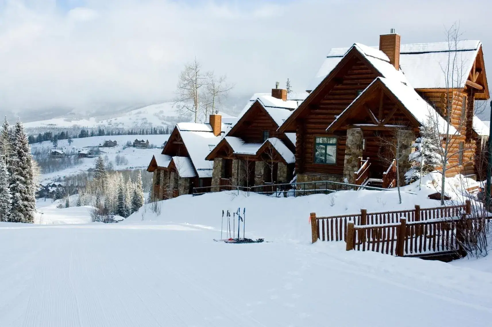 Property building, Winter in Mountain Lodge at Telluride