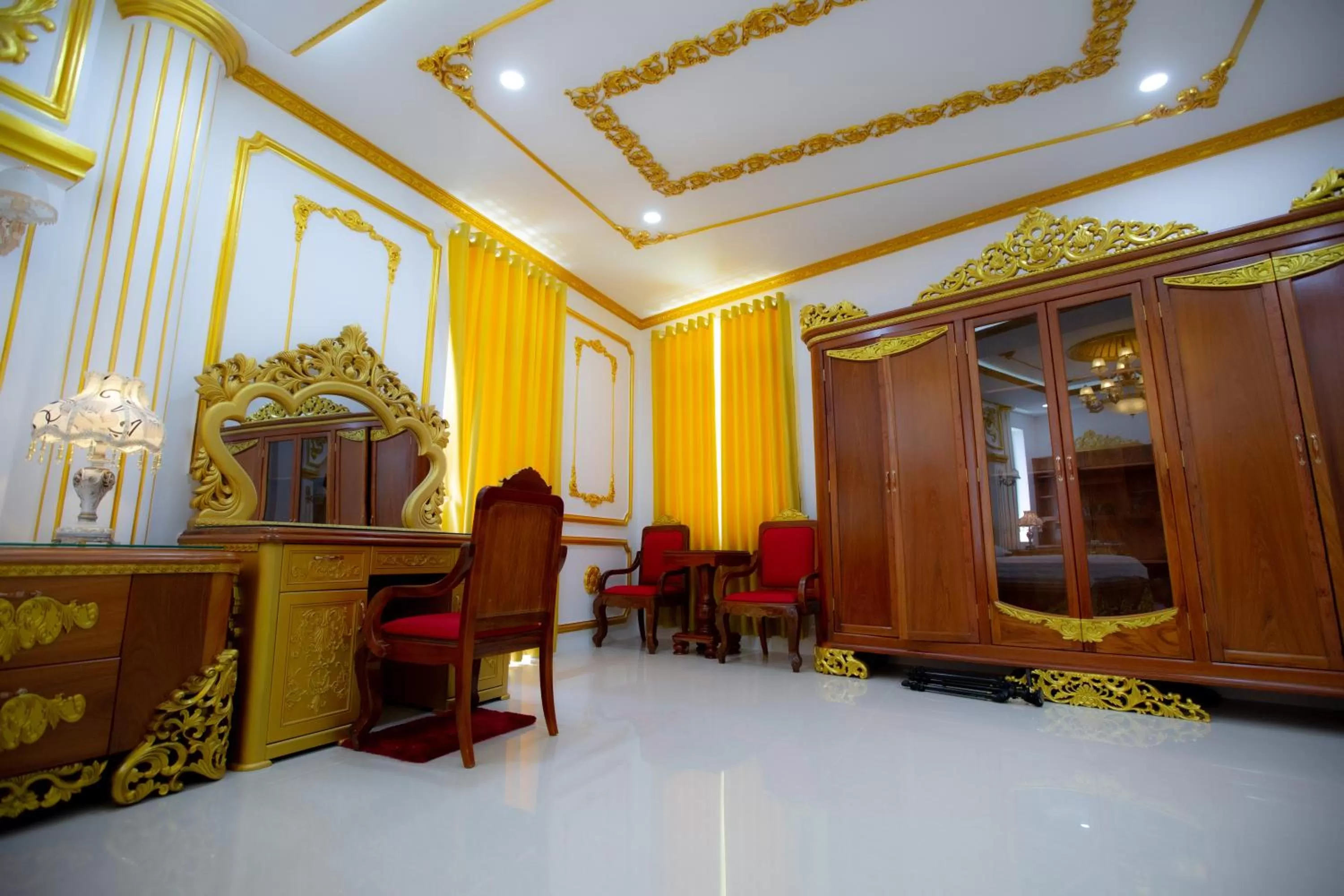 Seating area in KING VILLA QUẢNG NGÃI
