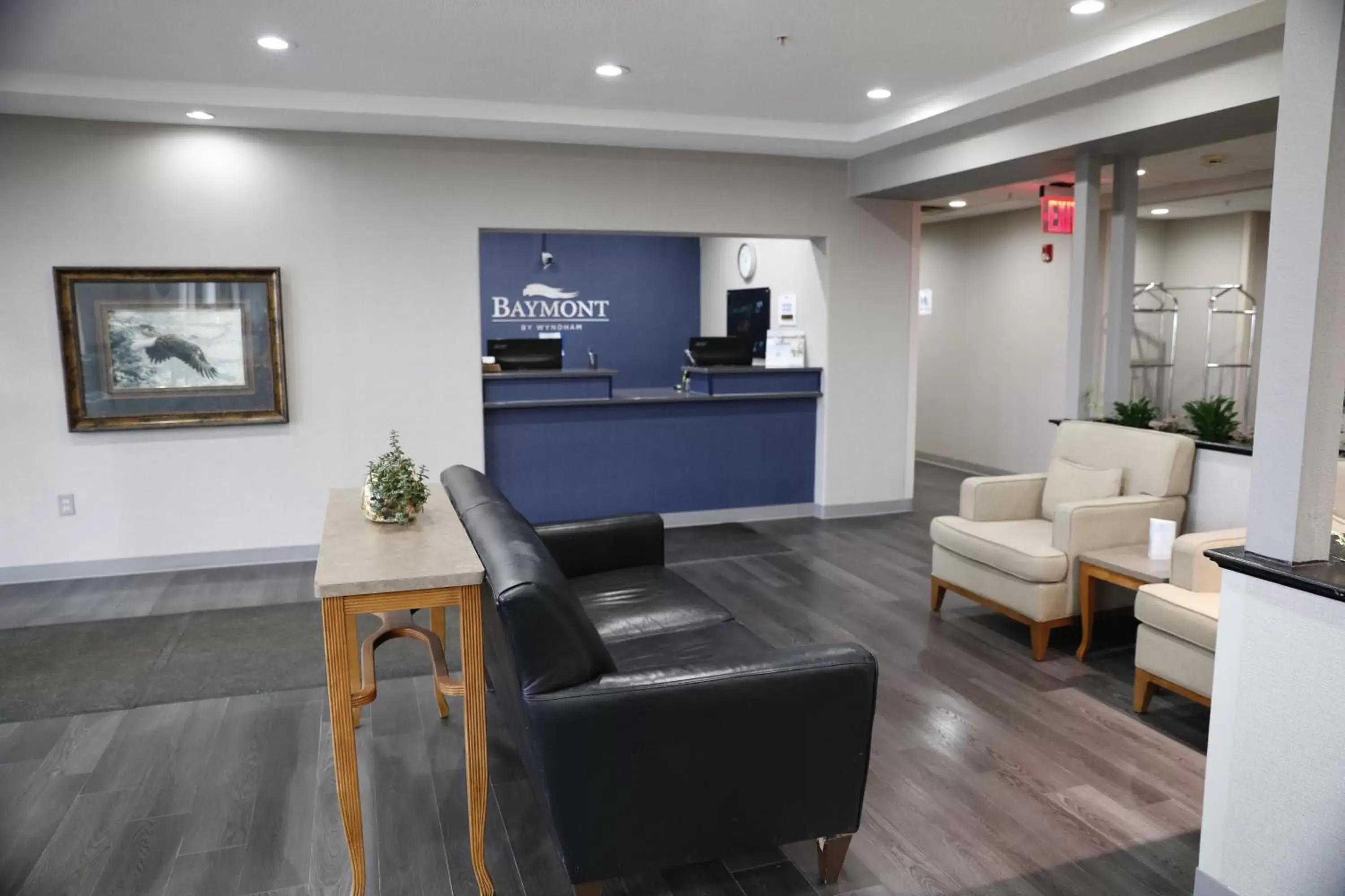 Lobby or reception in Baymont by Wyndham Rockford Lobby or reception in Baymont by Wyndham Rockford