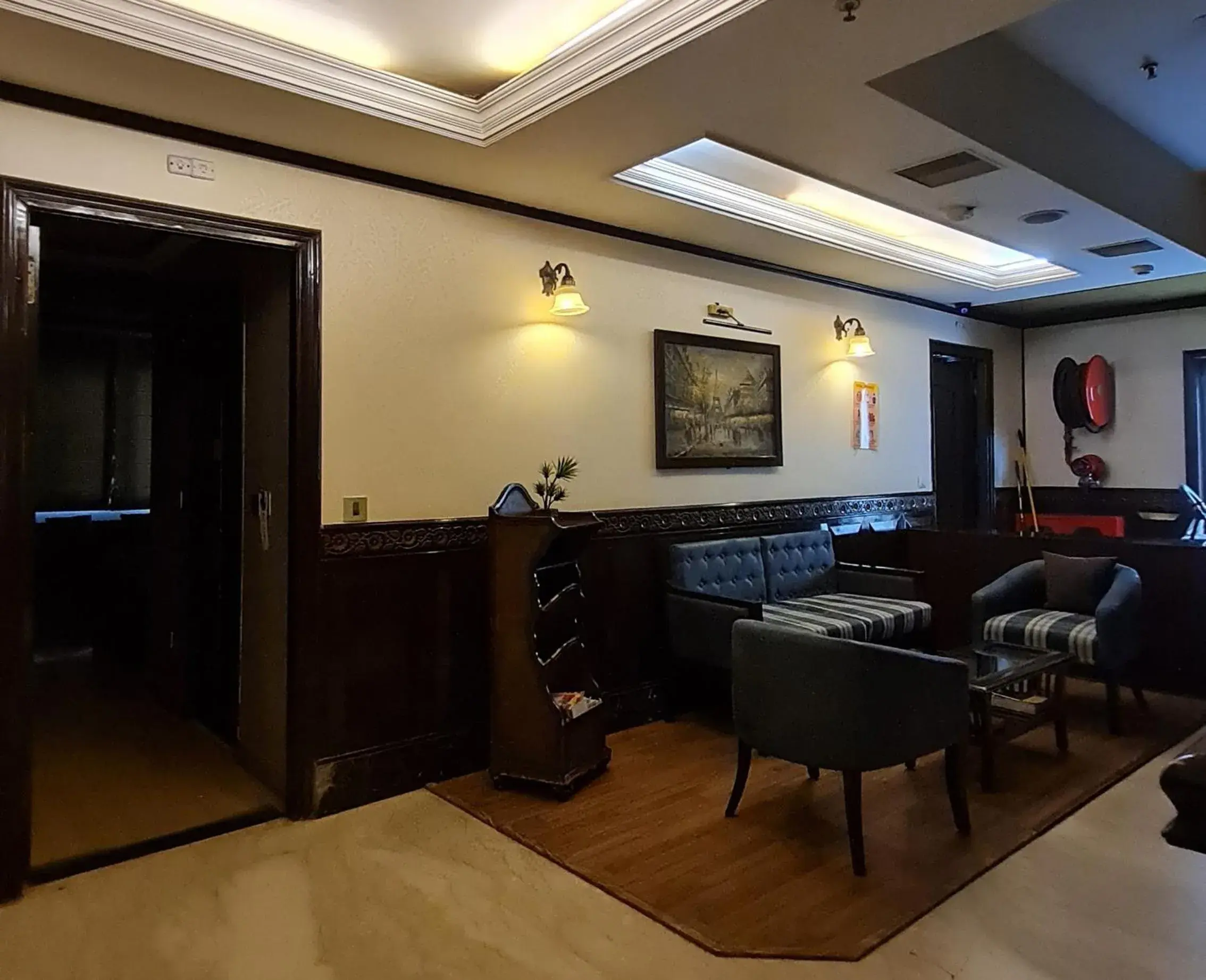 Lobby or reception in Hotel Diplomat Residency