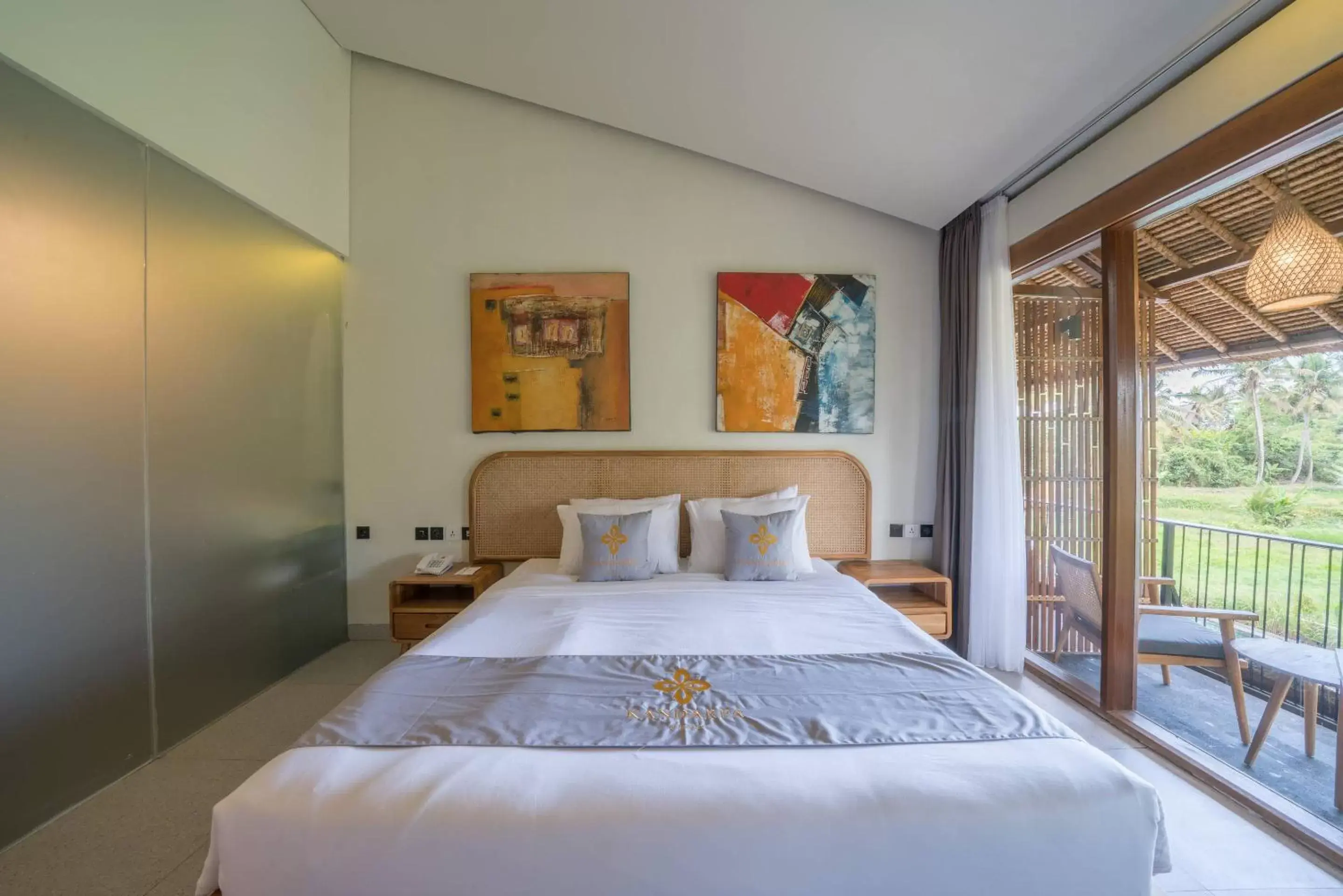 Bed in Kandarpa Ubud CHSE Certified