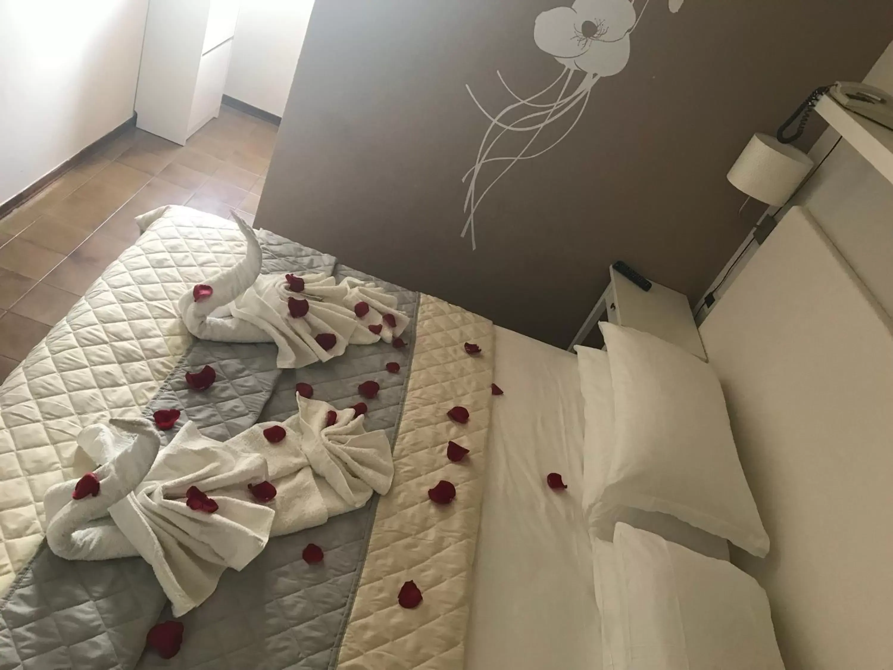 Bed in Hotel Losanna