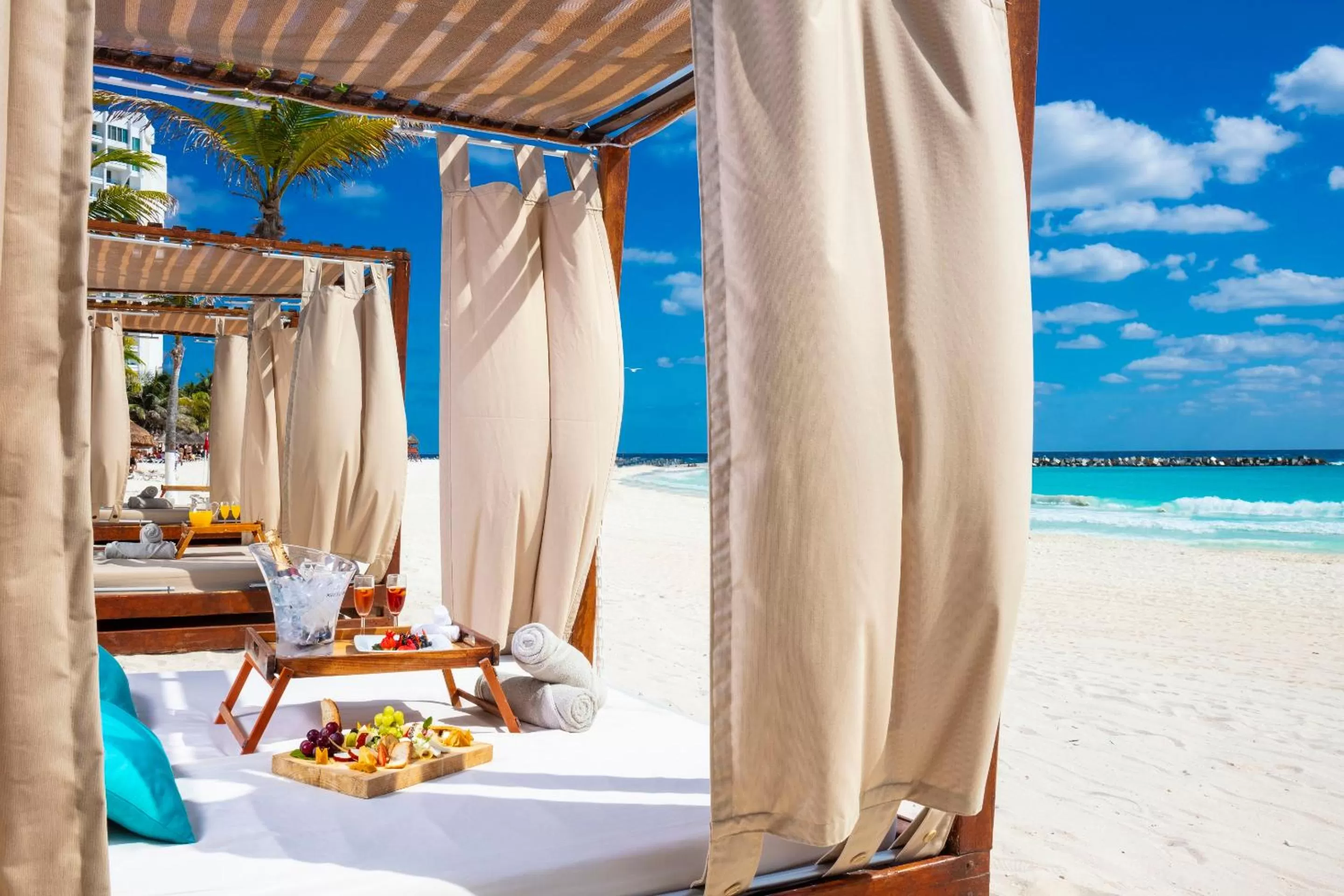 Beach in Krystal Cancun