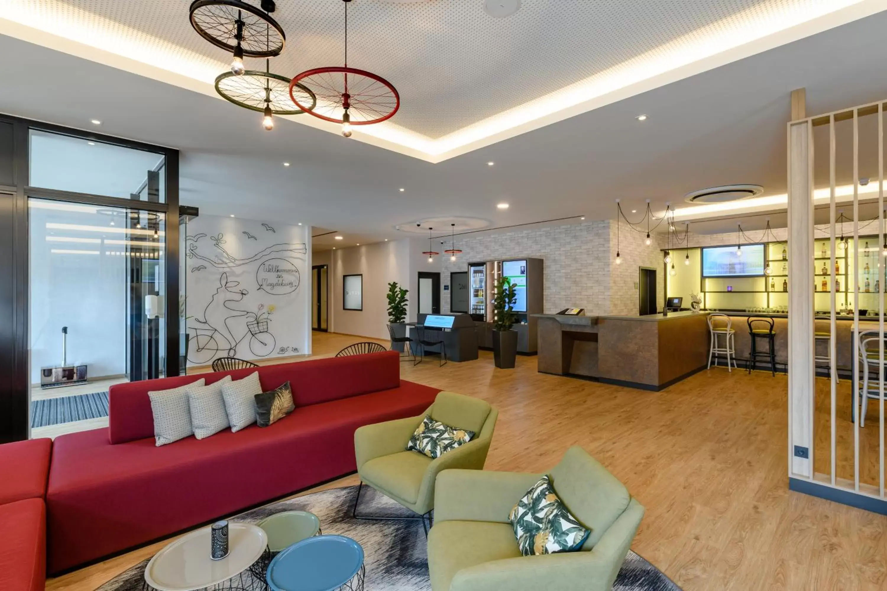Lobby or reception, Lobby/Reception in ibis Styles Magdeburg
