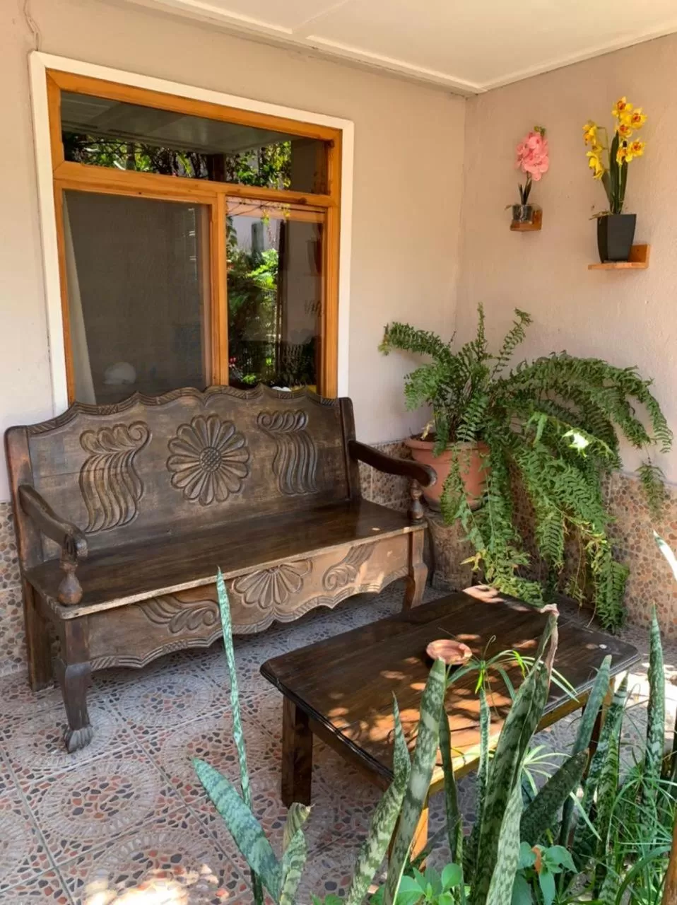 Living room in Hotel Utz Jay