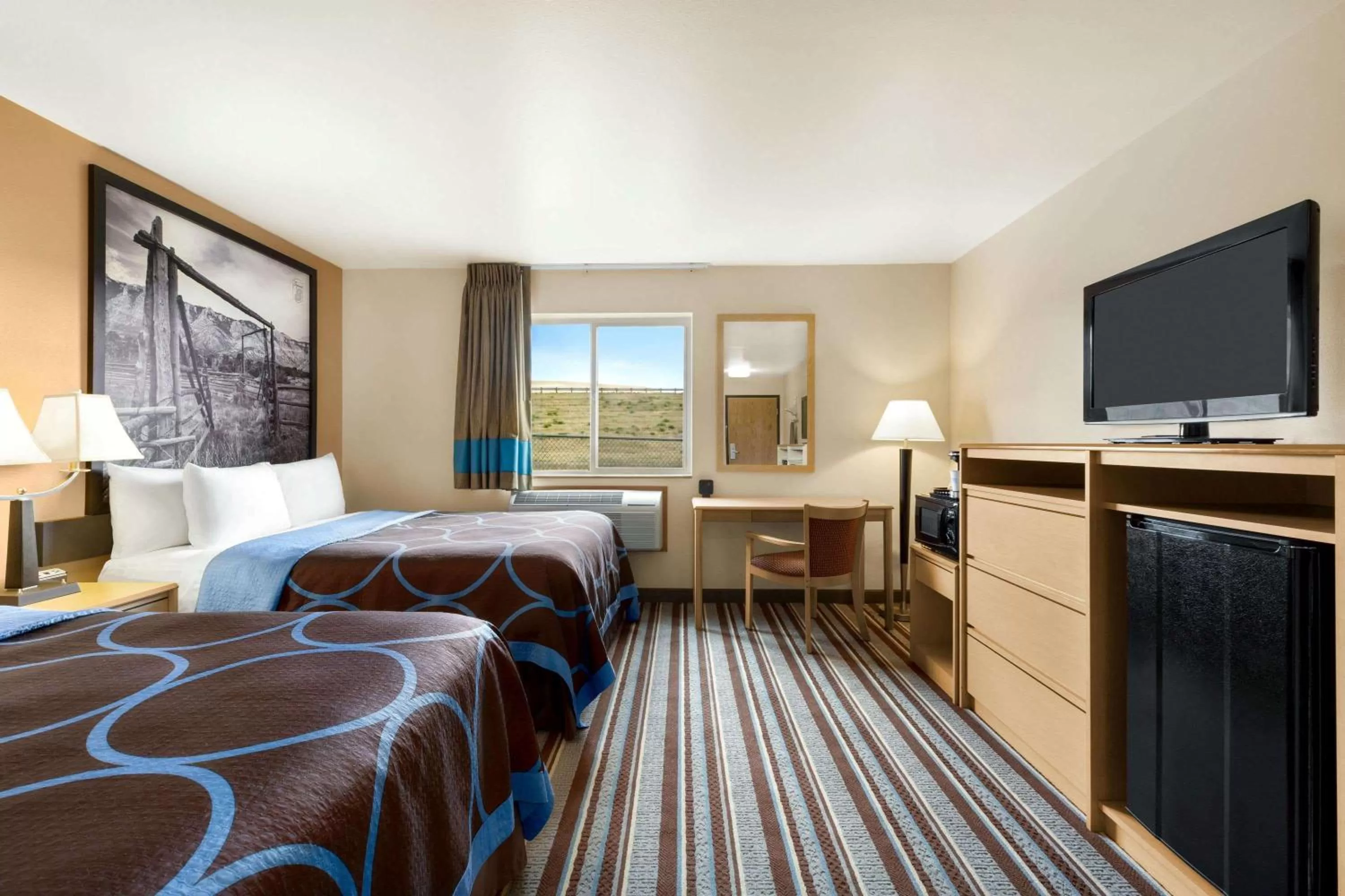 Photo of the whole room in Super 8 by Wyndham Big Timber