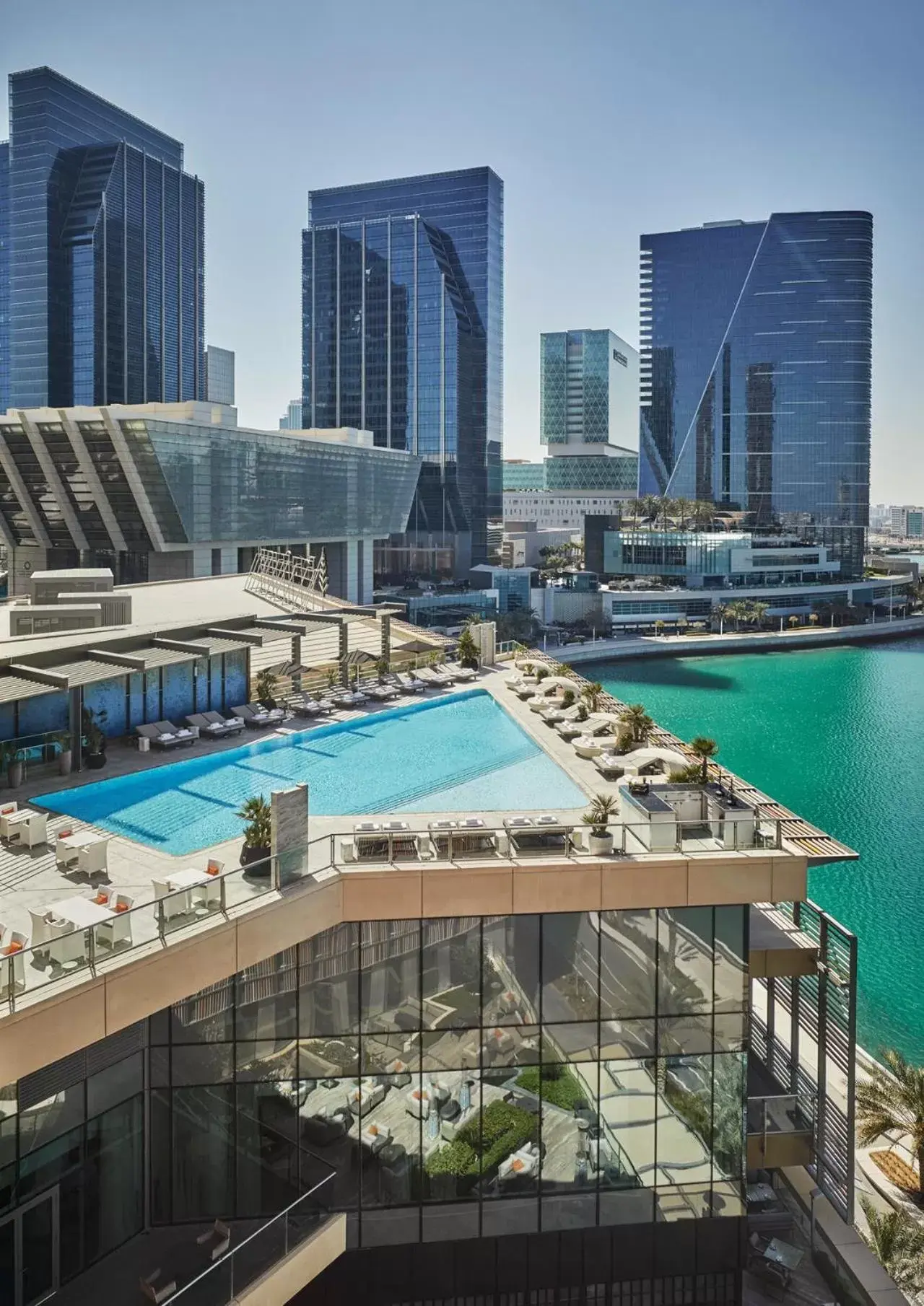 City view, Pool View in Four Seasons Hotel Abu Dhabi at Al Maryah Island