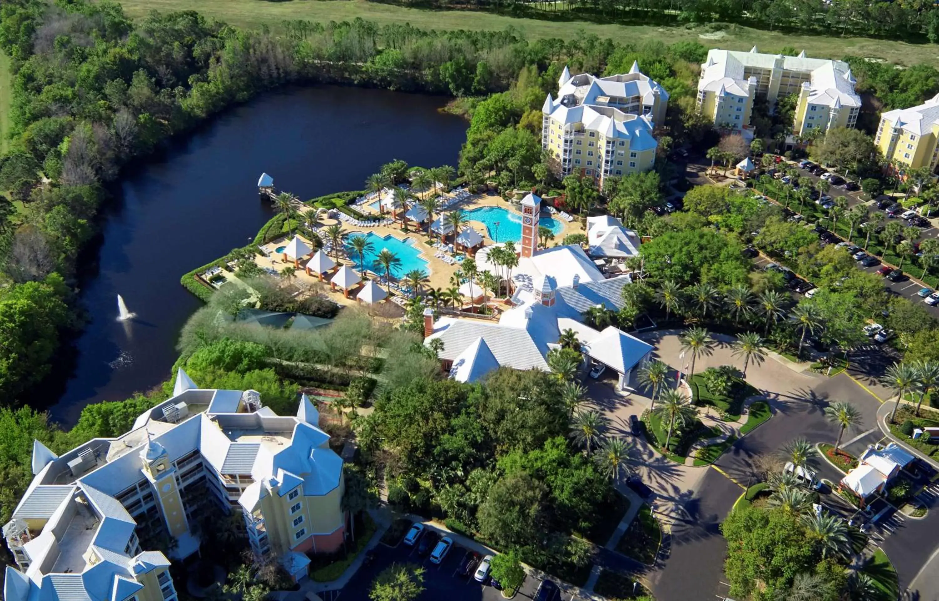 Property building, Bird's-eye View in Hilton Grand Vacations Club SeaWorld Orlando