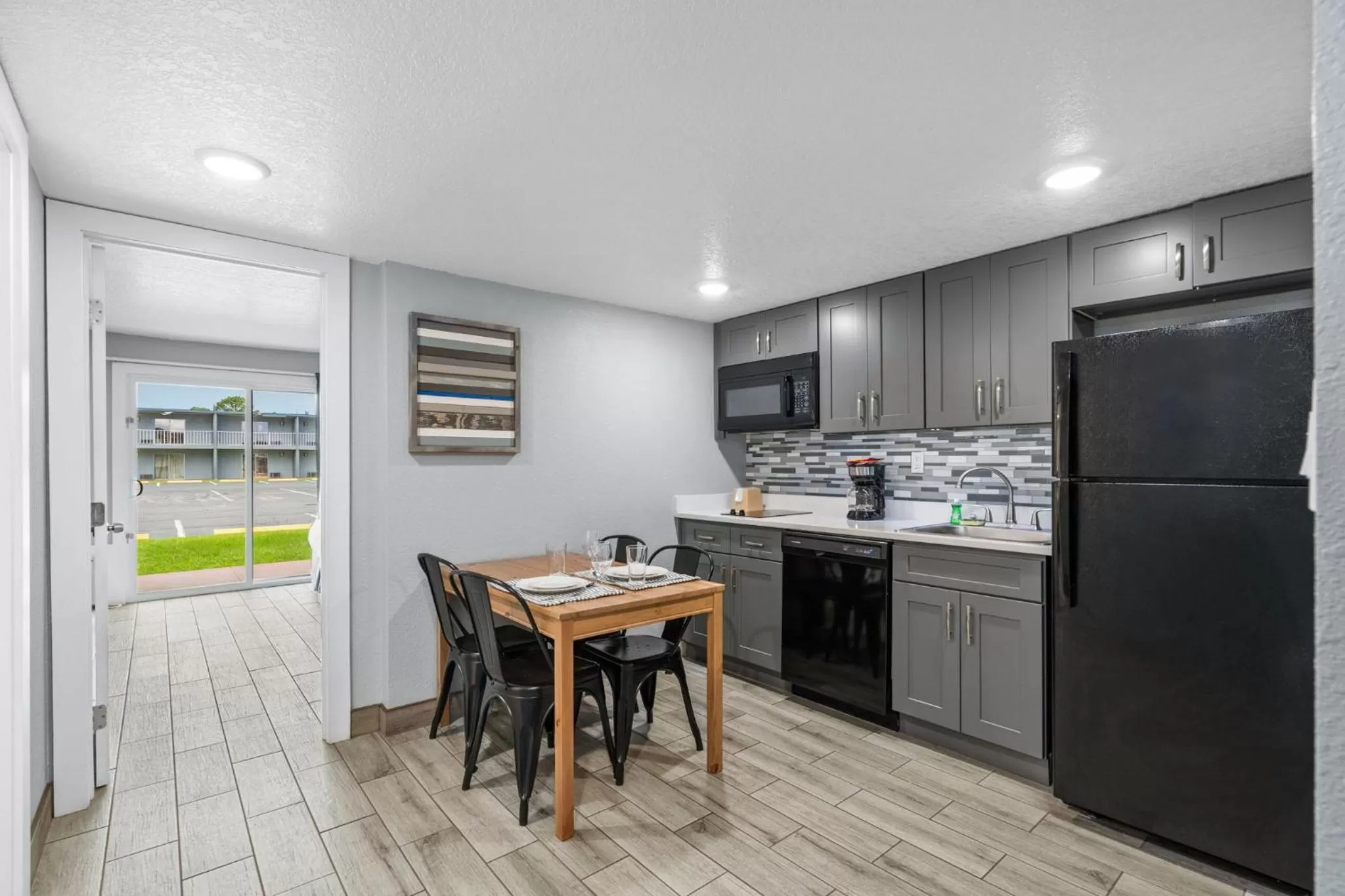 Kitchen or kitchenette in Celebration Suites