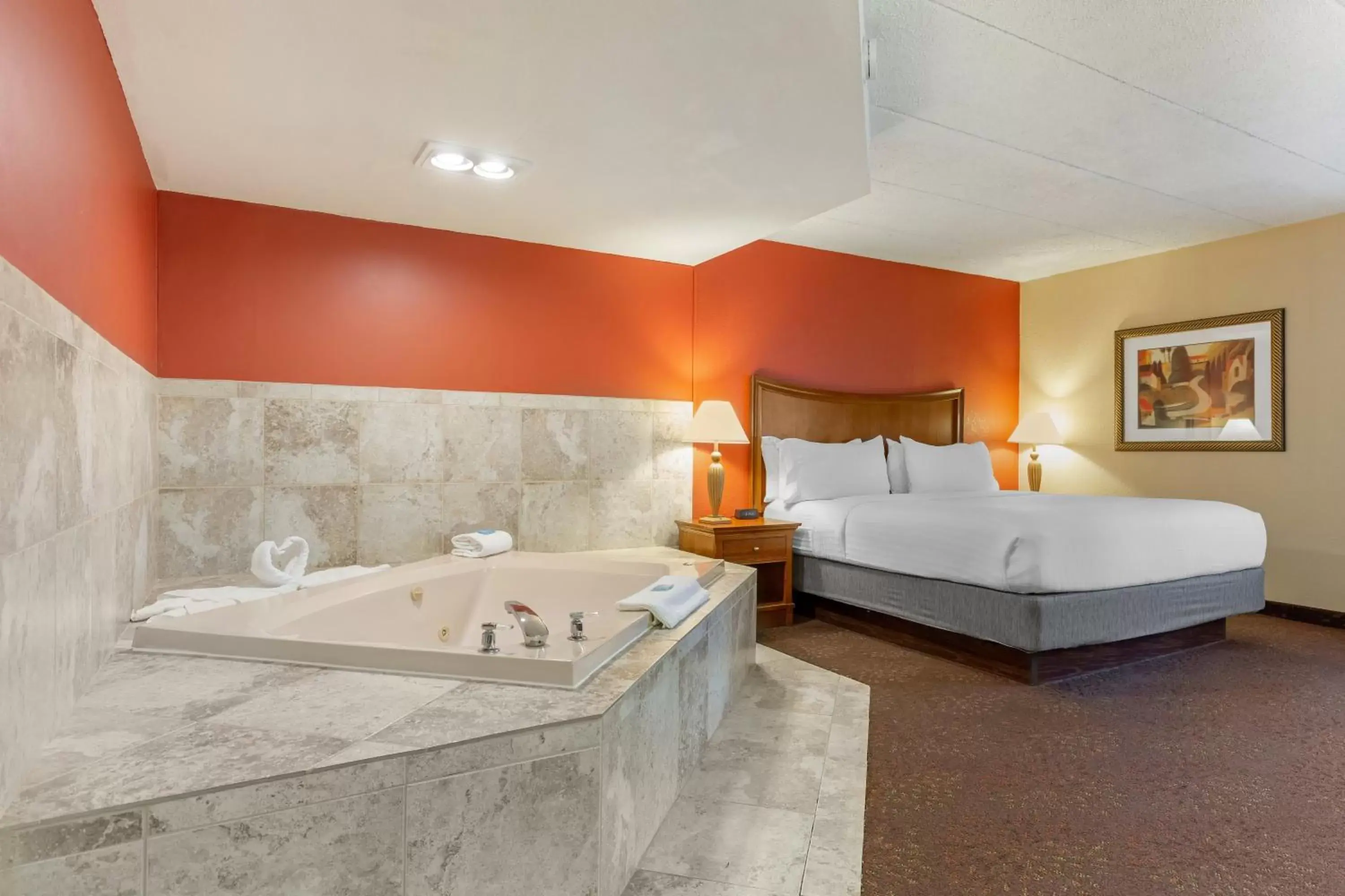 Photo of the whole room, Bathroom in Holiday Inn Express Chicago-Downers Grove, an IHG Hotel