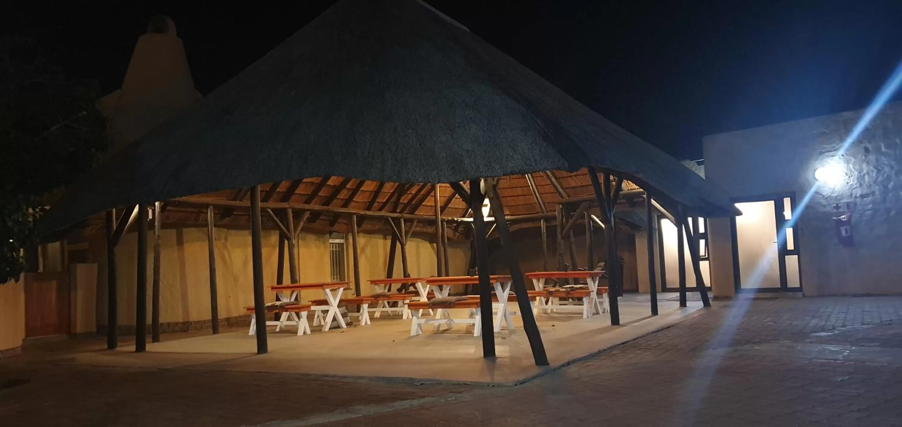 Garden view in DESERT DREAMS B&B