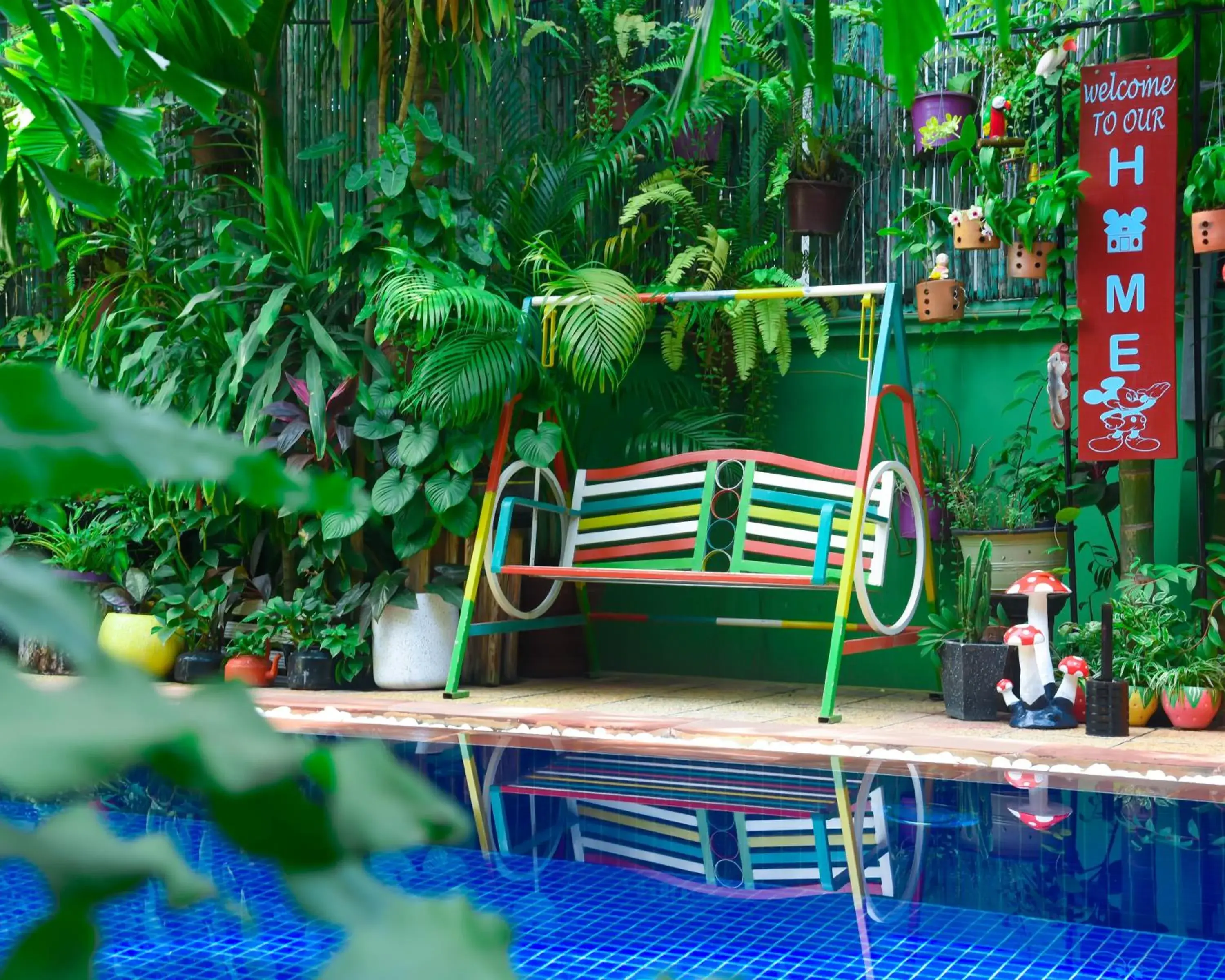 Patio in Asanak D'Angkor Boutique Hotel