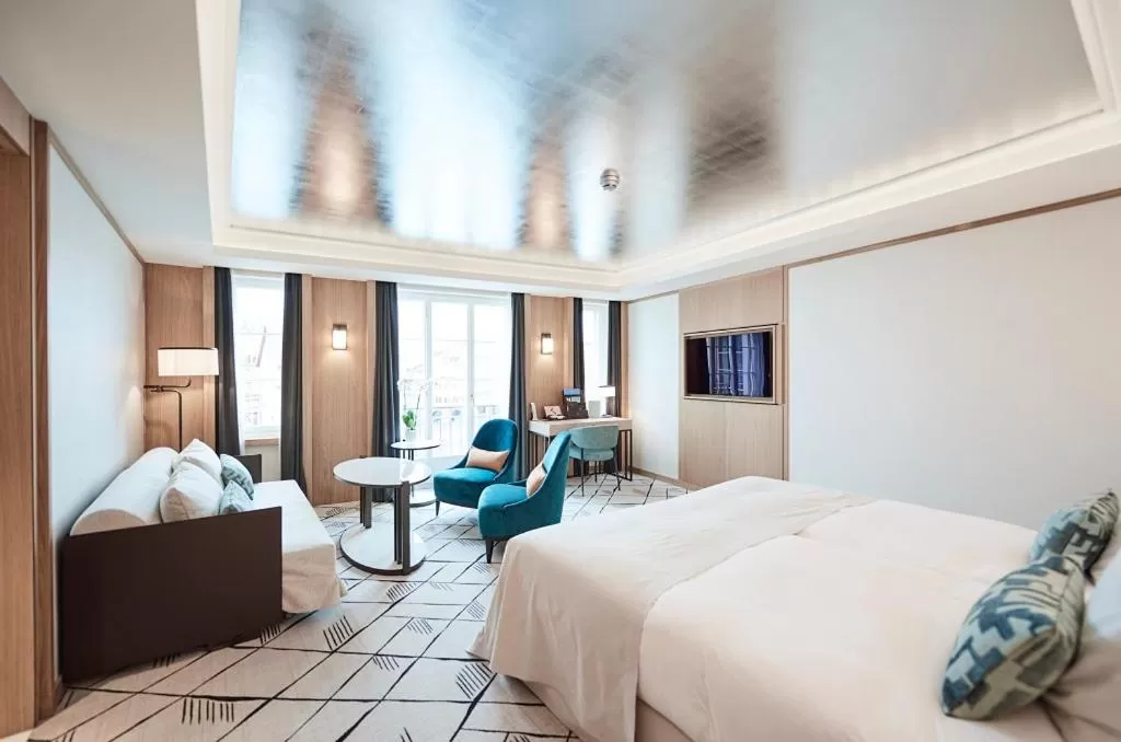 Riverside Junior Suite in Storchen Zürich - Lifestyle boutique Hotel