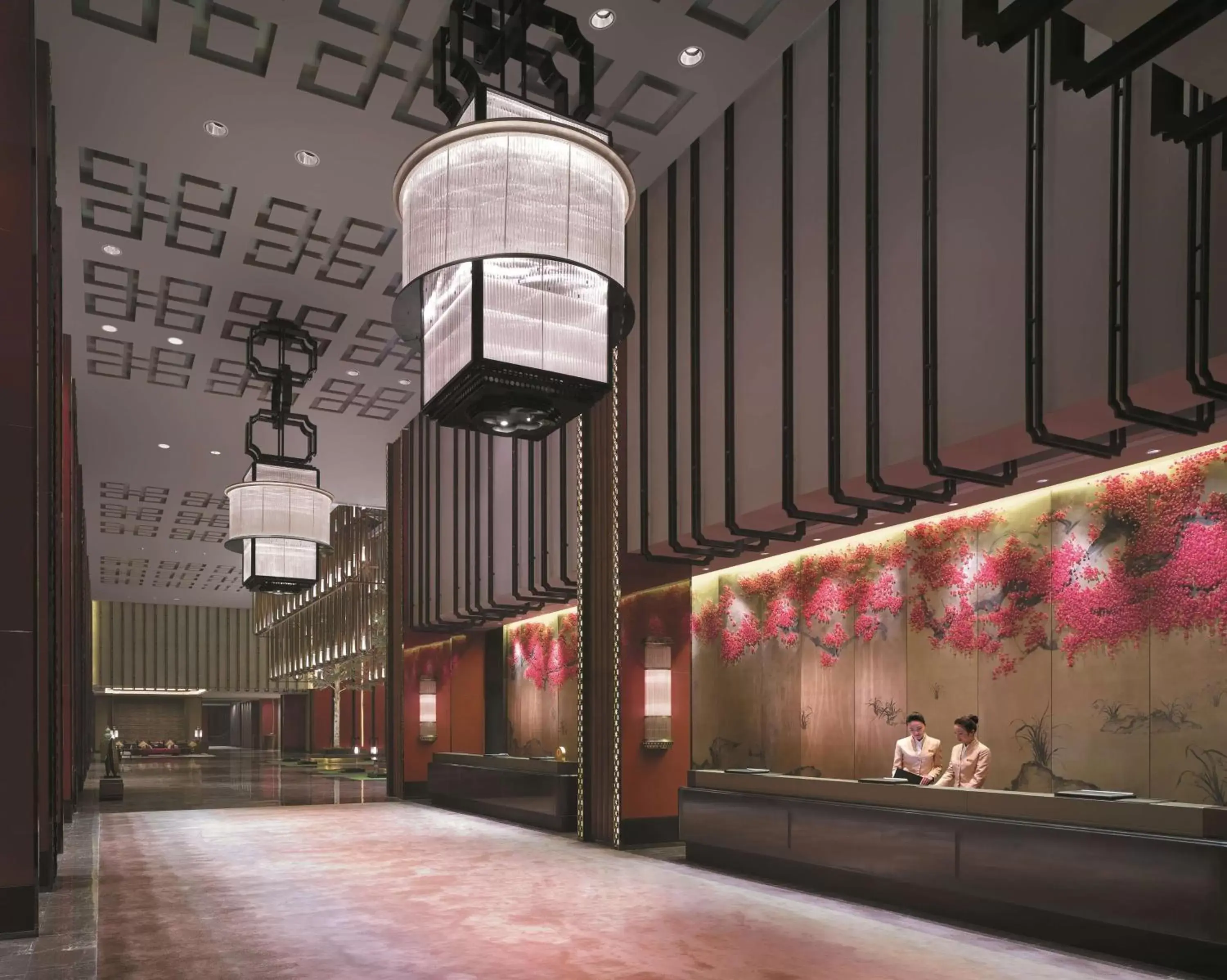 Lobby or reception in Shangri-La Qufu