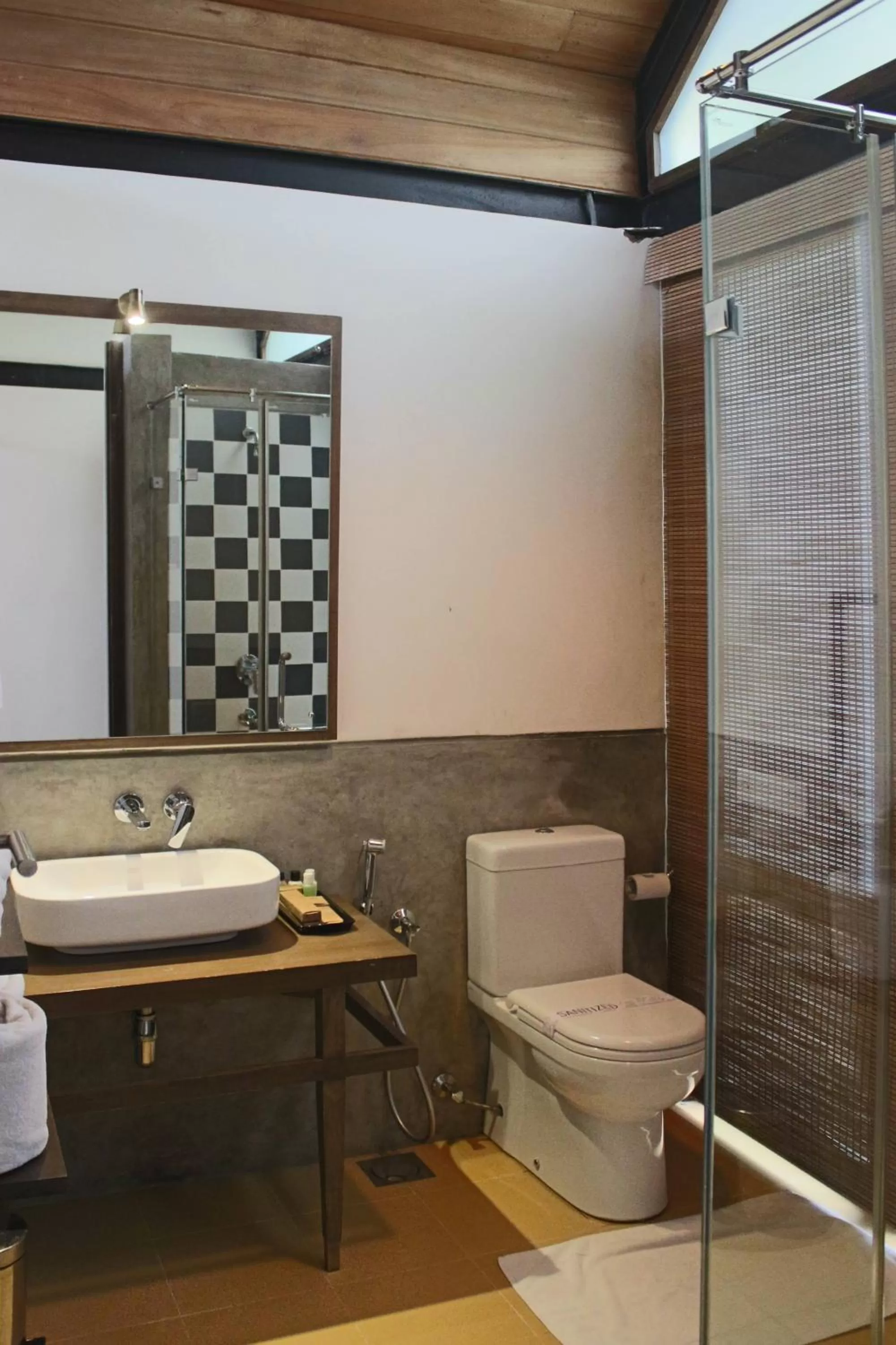 Bathroom in swp eco lodge