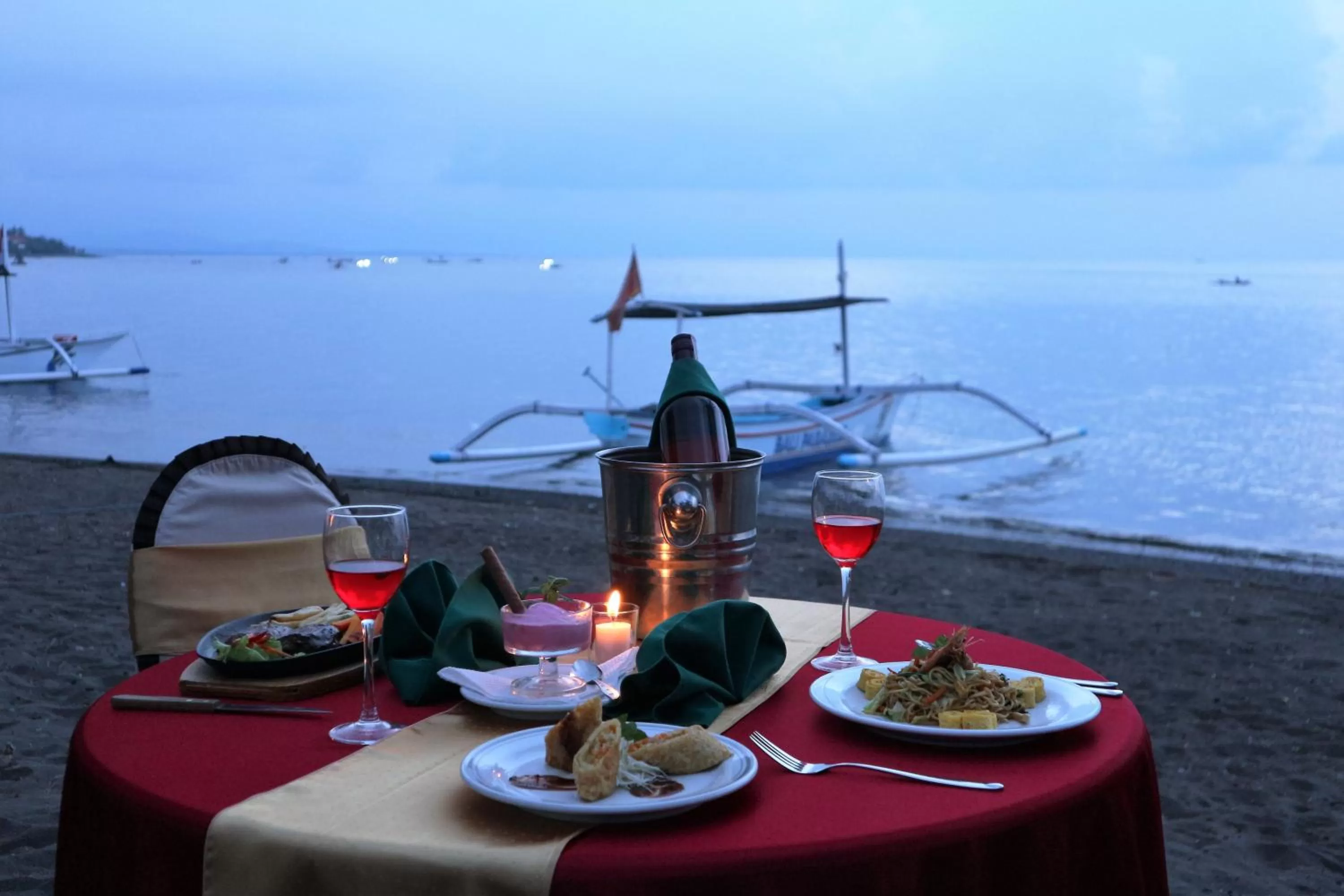 Beach in Bali Taman Beach Resort & Spa Lovina