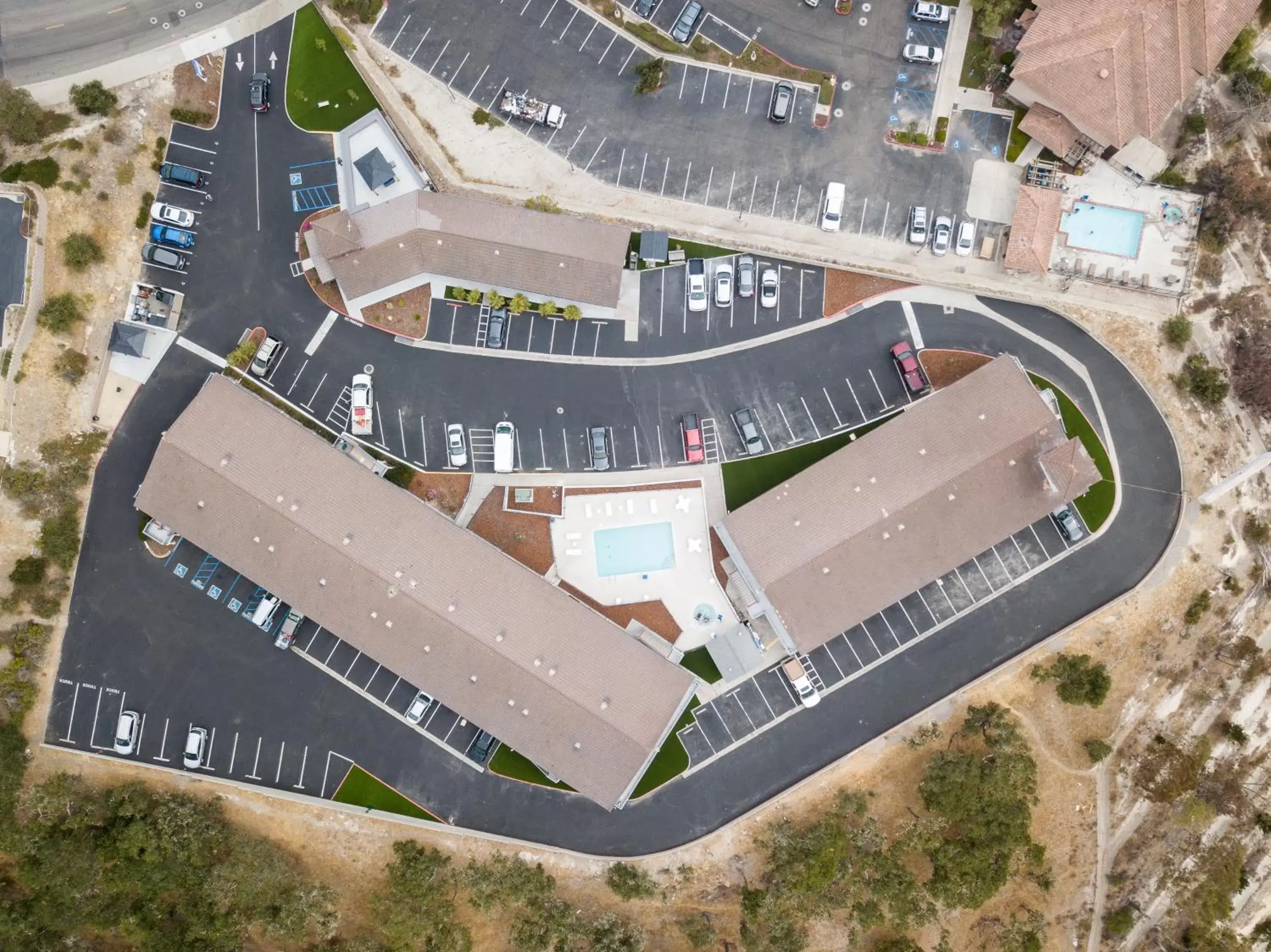 Bird's-eye View in Pismo View Inn