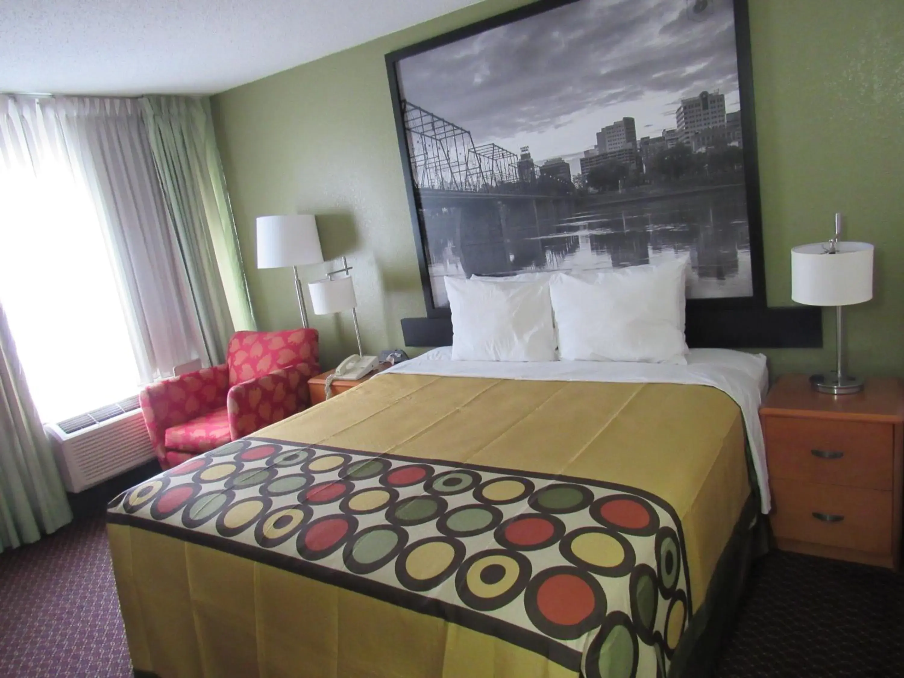 Bed in Super 8 by Wyndham New Cumberland