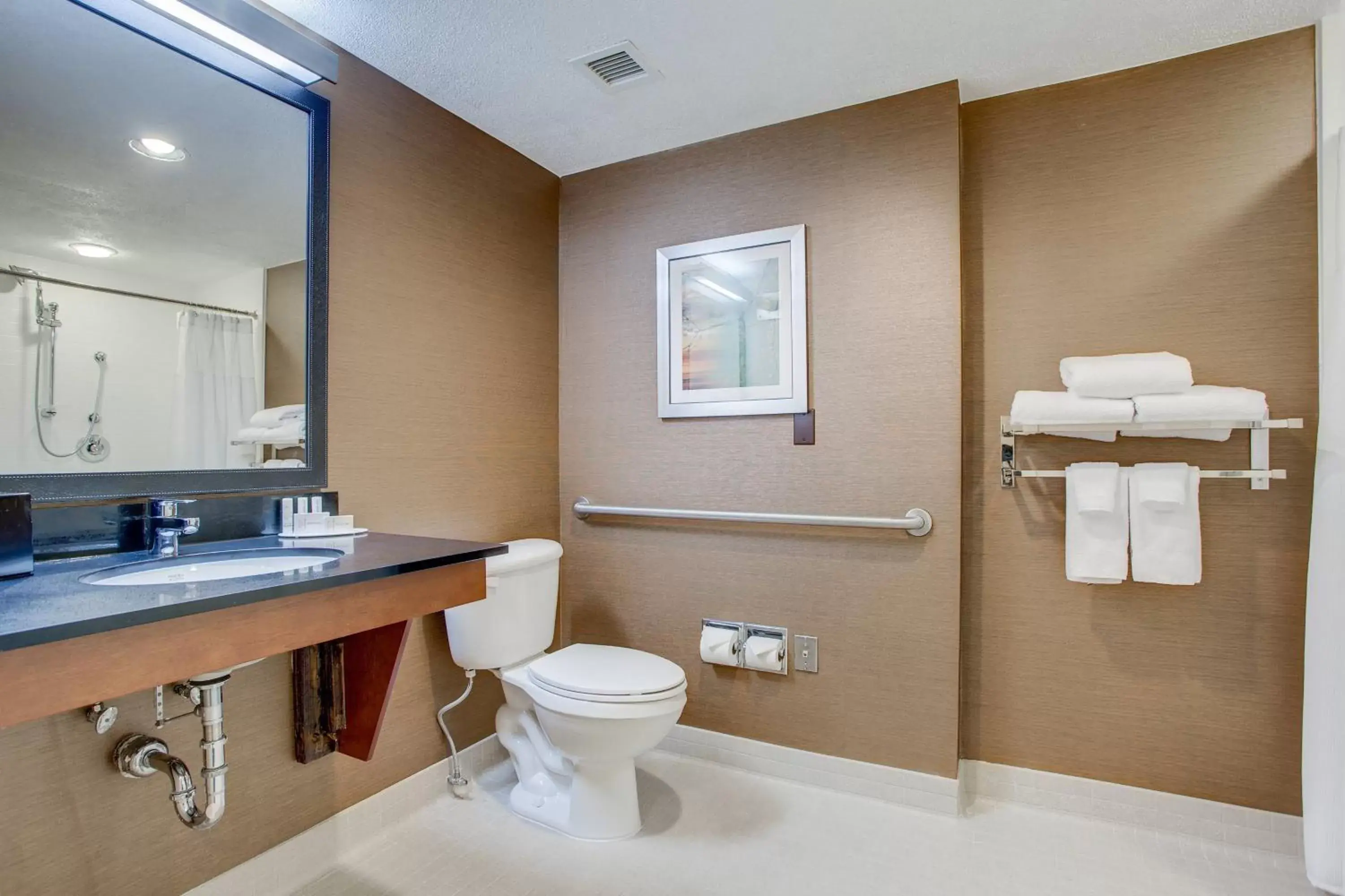 Bathroom in Fairfield Inn by Marriott Burlington Williston