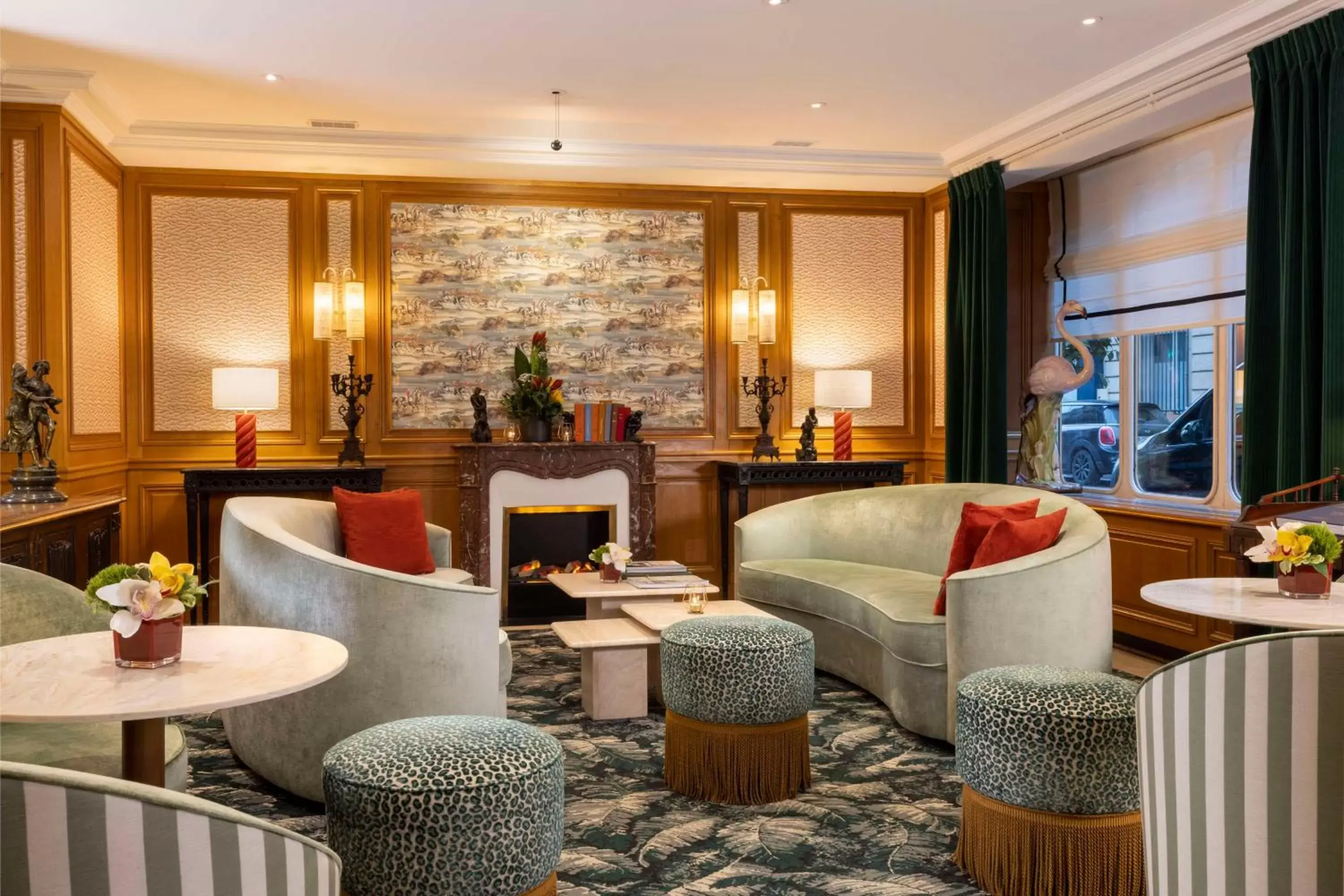 Lobby or reception, Lounge/Bar in Hôtel Horset Opéra, Best Western Premier Collection