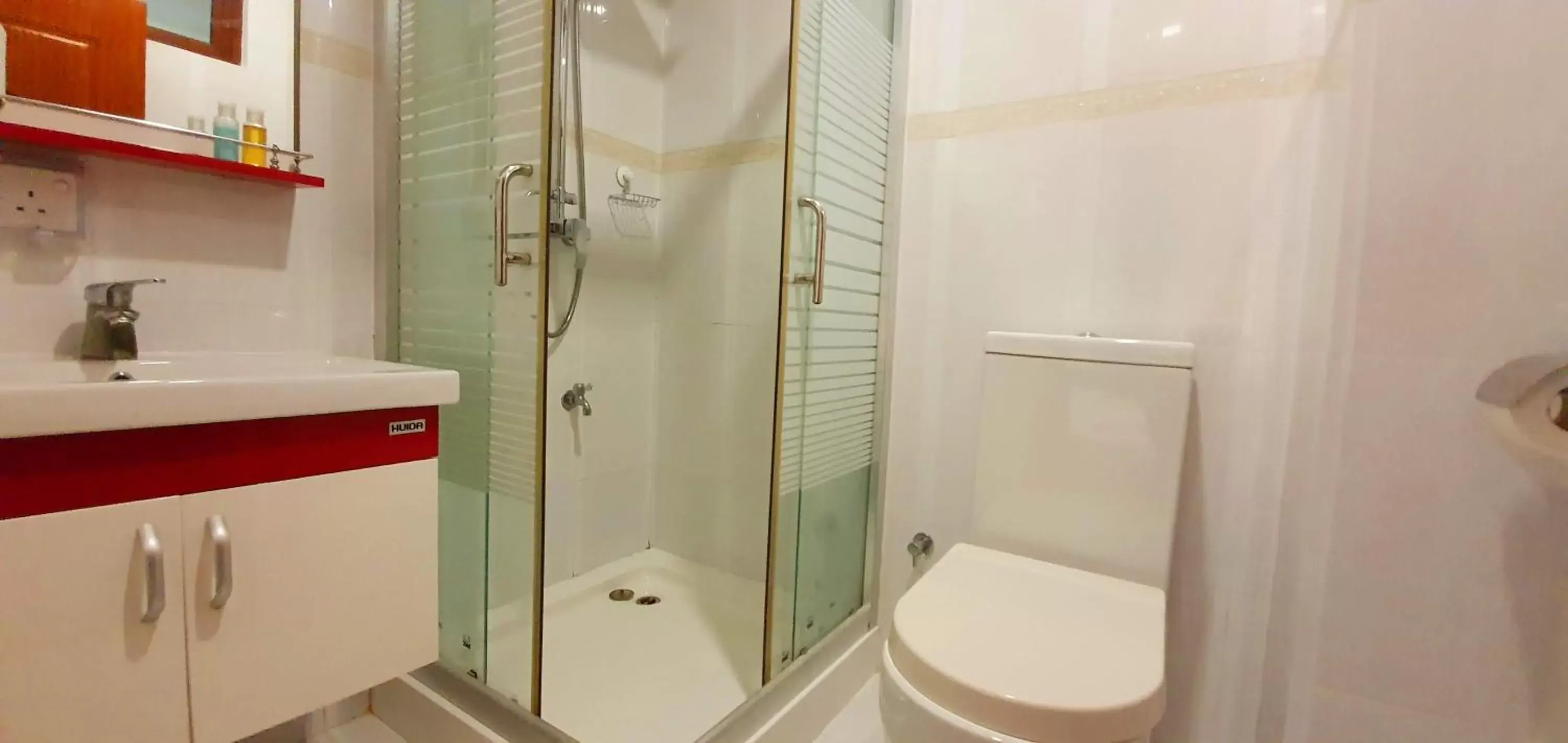 Bathroom in Huvan Beach Hotel at Hulhumale