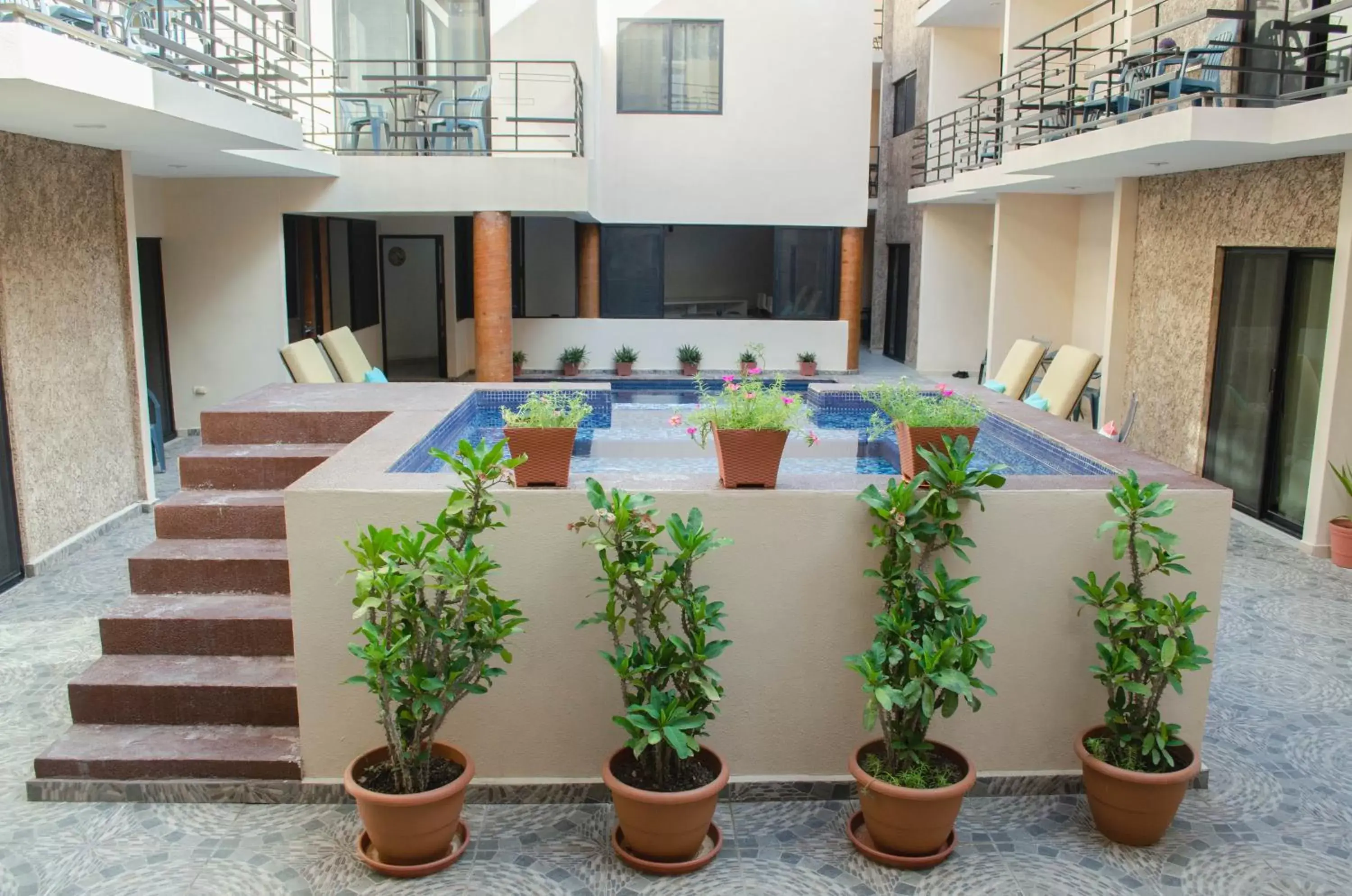 Swimming pool in Pedregal Suites - Marina and Downtown