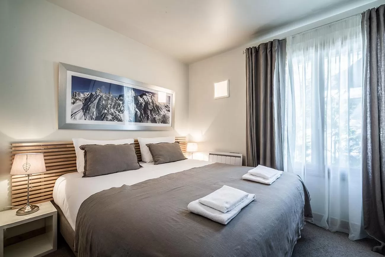 Bed in Eden Hotel, Apartments and Chalet Chamonix Les Praz