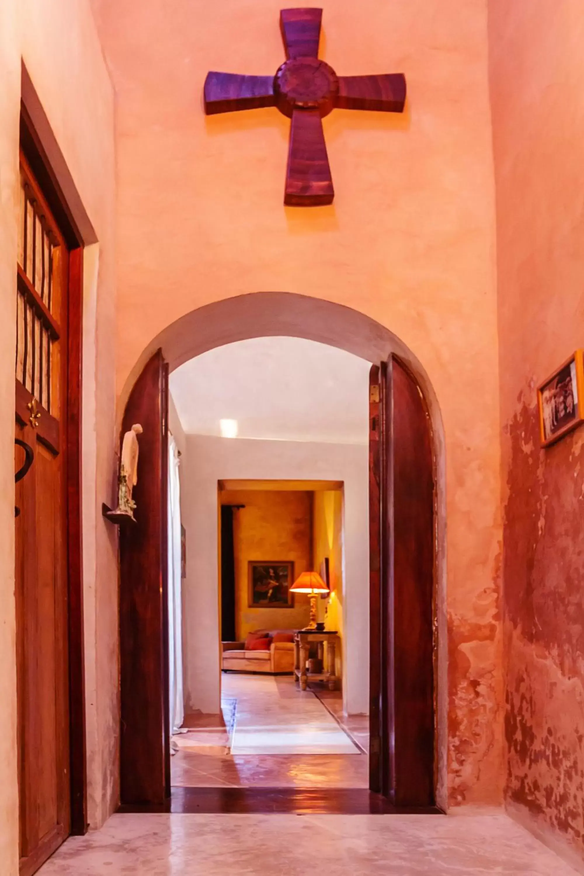 Facade/entrance in Hacienda Sacnicte