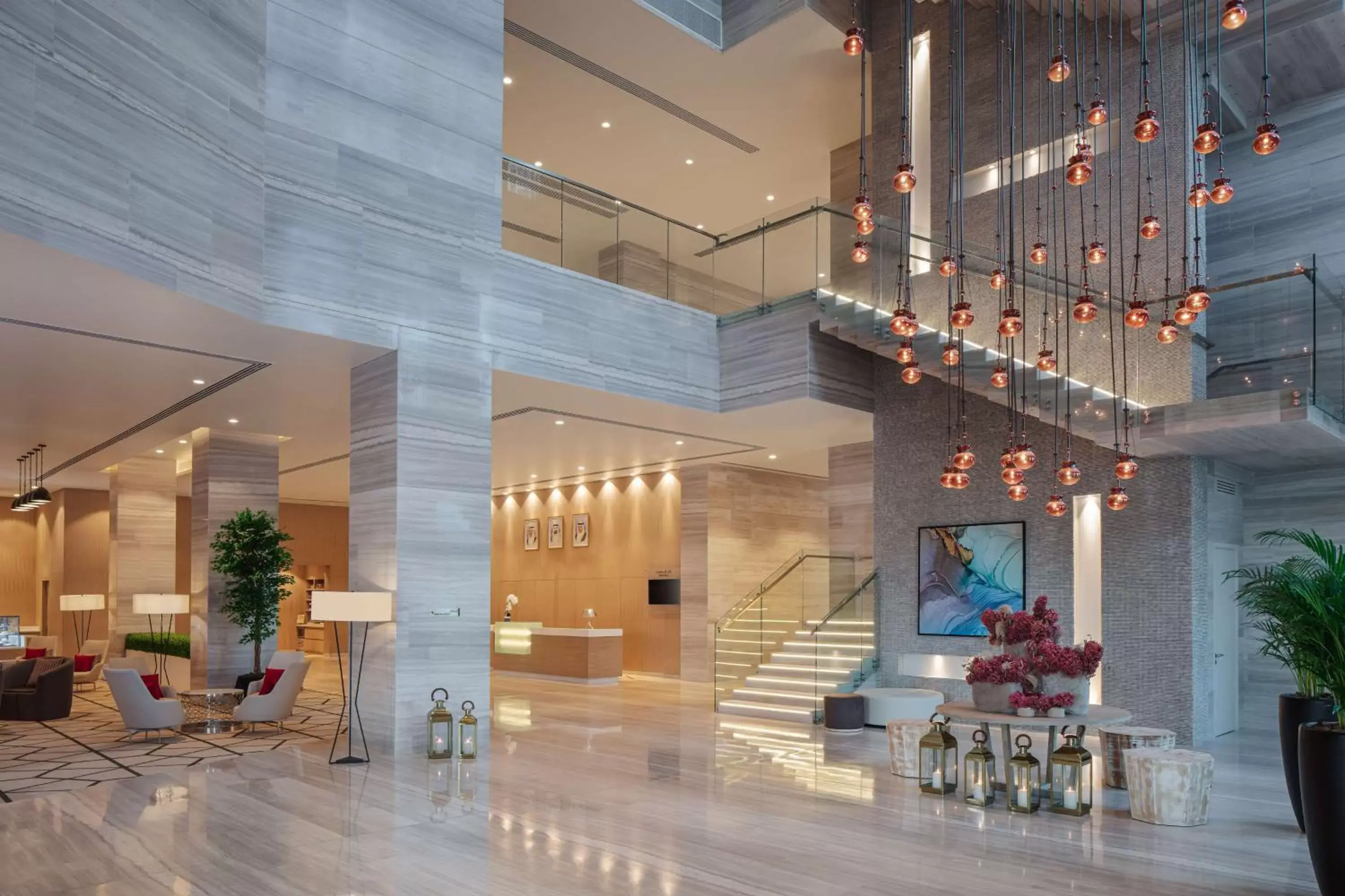 Lobby or reception in Doubletree By Hilton Fujairah City