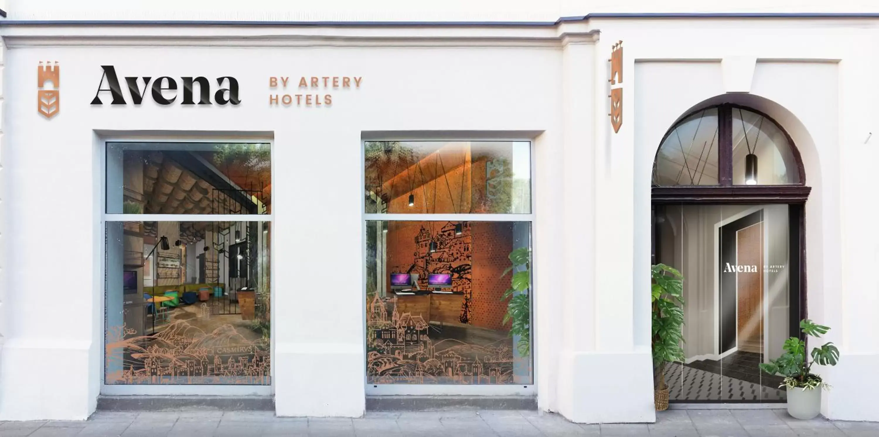 Property building in Avena Boutique Hotel by Artery Hotels