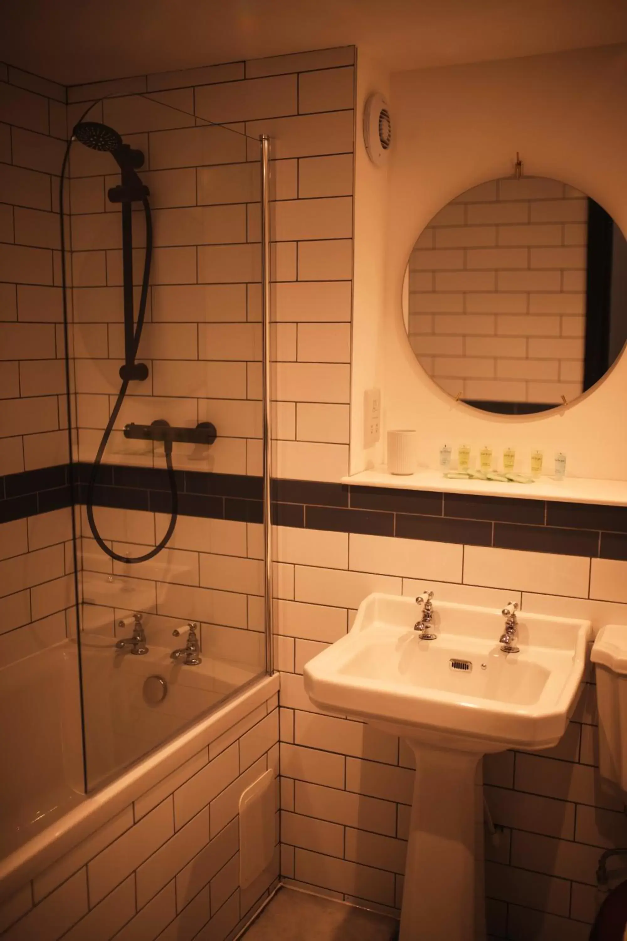 Bathroom in Slateford House 1770 by The House of Danu